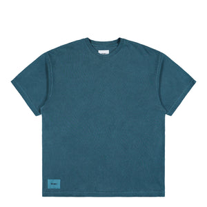 WTAPS Sign 02 / SS Cotton Teal T-Shirt 251ATDT-CSM38 / Teal | Overkill
