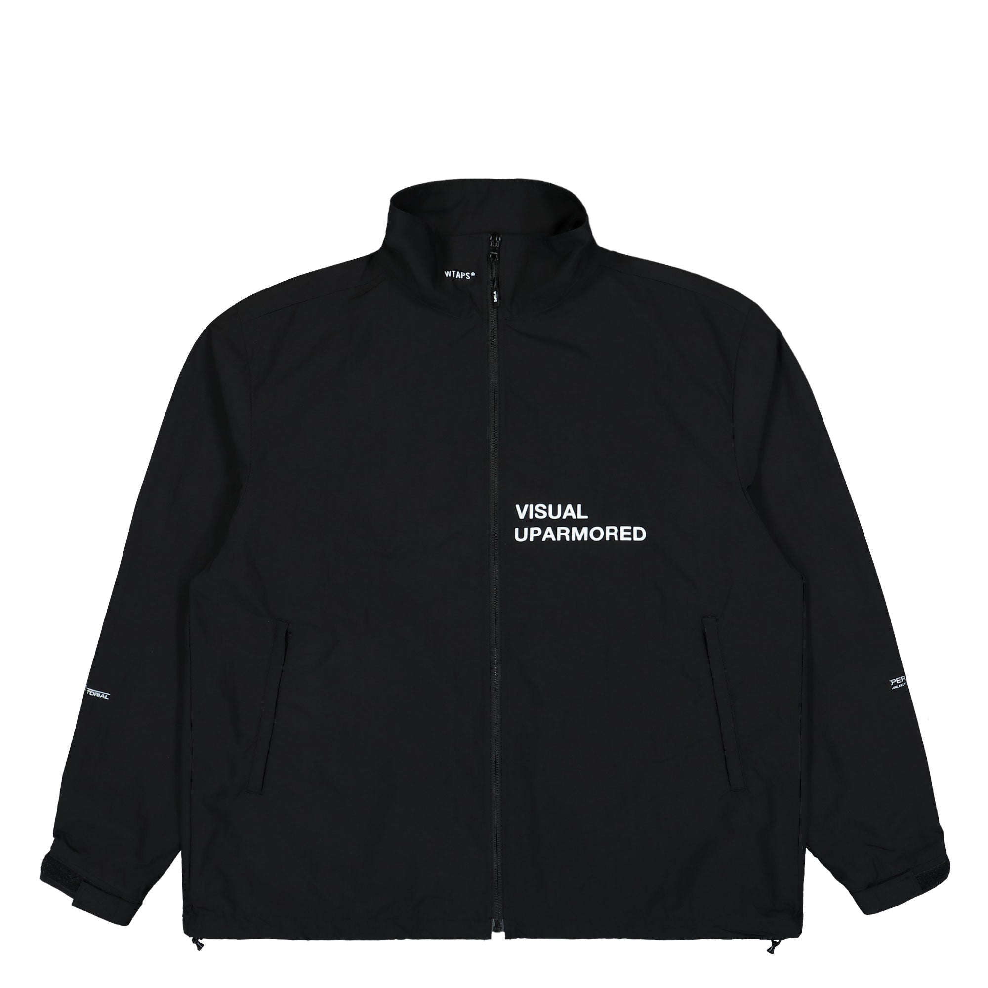 WTAPS Track / Jacket / Nylon. Tussah. Pertex Black Track Jackets 251CWDT-JKM01 / Black | Overkill