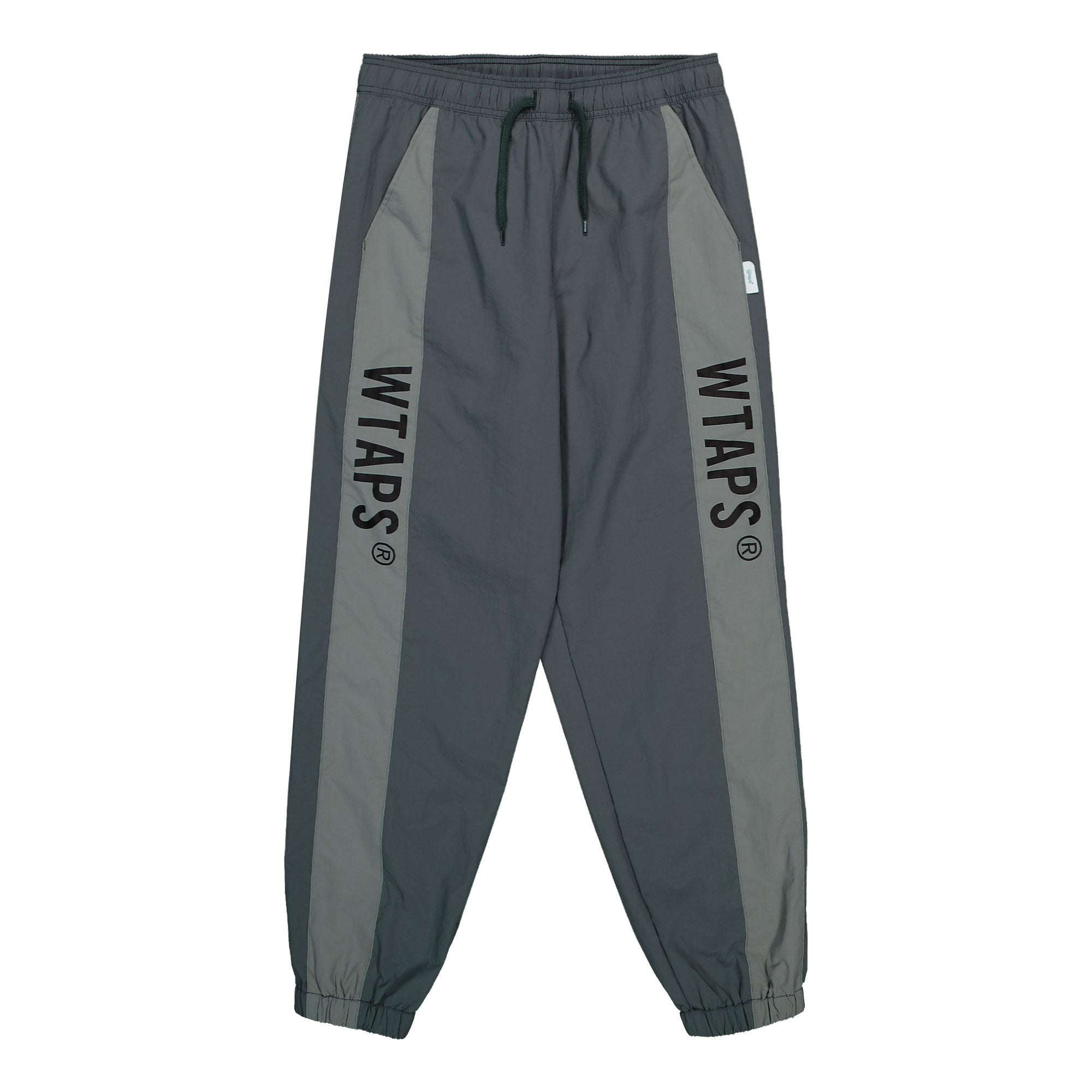 WTAPS Deli / Trousers / Nylon. Taffeta Charcoal Track Pant 251CWDT-PTM07 / Charcoal | Overkill
