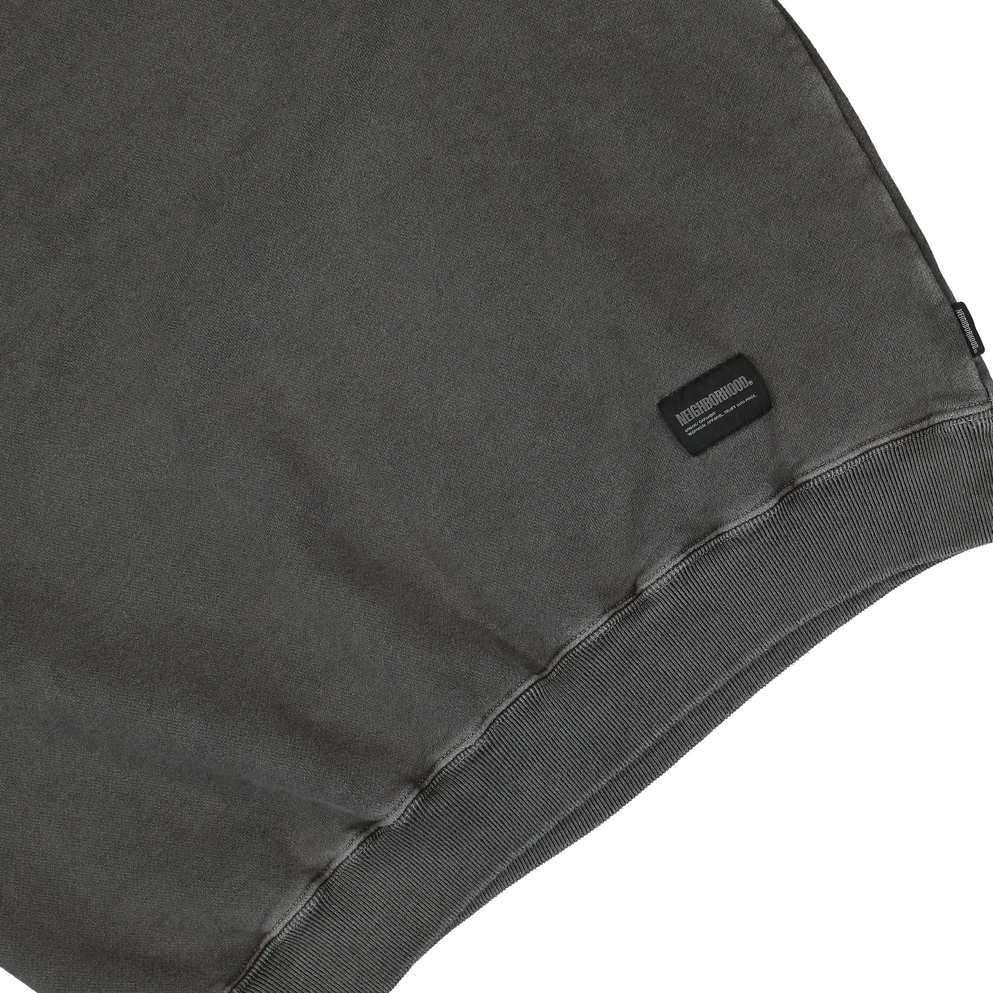 Neighborhood Pigment Dyed Sweat Shirt LS Black Sweatshirts Detailfoto | Overkill