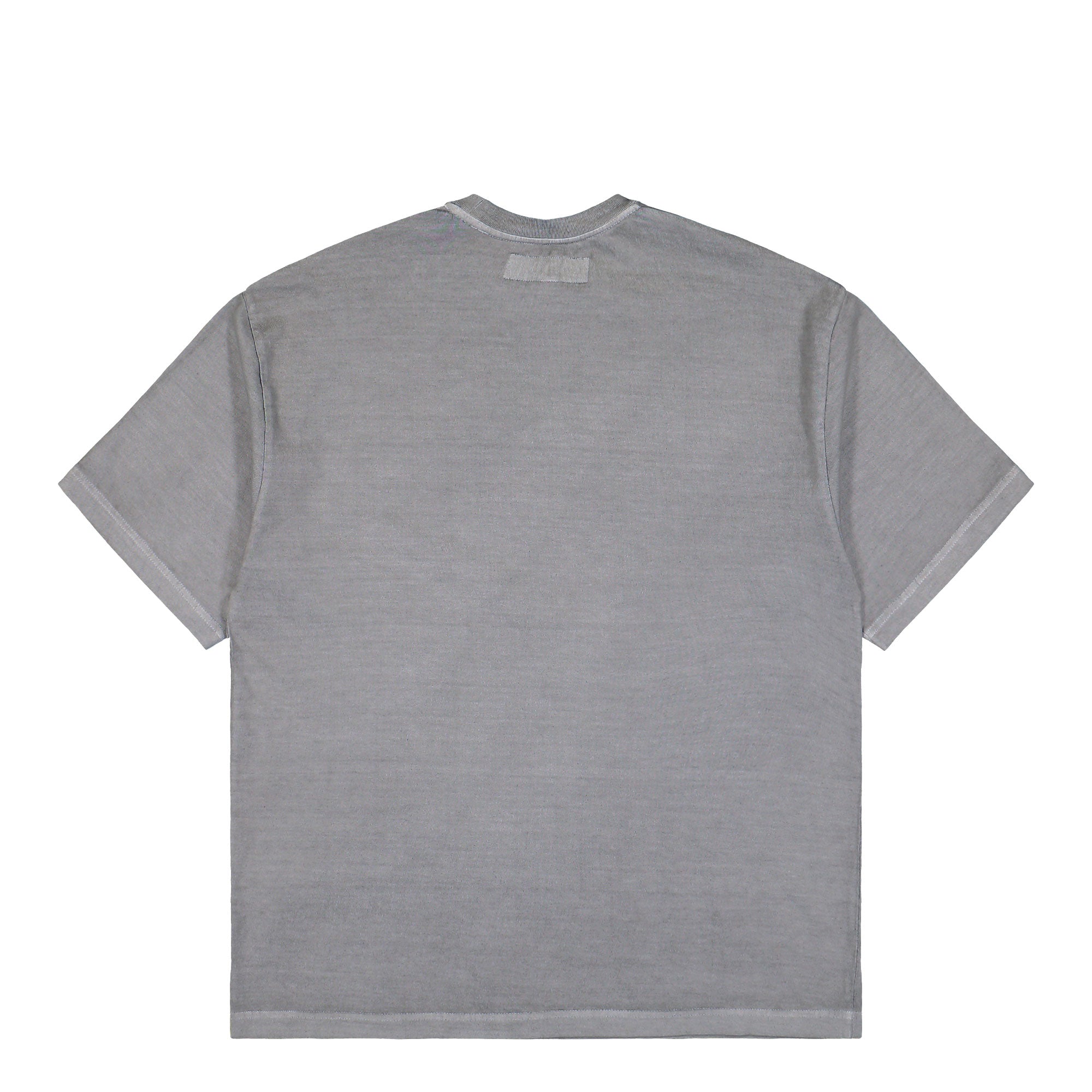 Neighborhood Pigment Dyed Crewneck SS Gray T-Shirt 251FPNH-CSM13 / Gray Close-up | Overkill