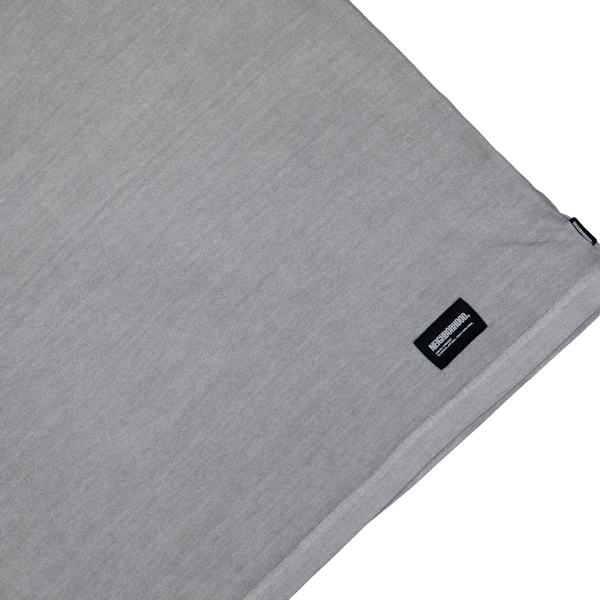 Neighborhood Pigment Dyed Crewneck SS Gray T-Shirt 251FPNH-CSM13 / Gray Detail View 1 | Overkill