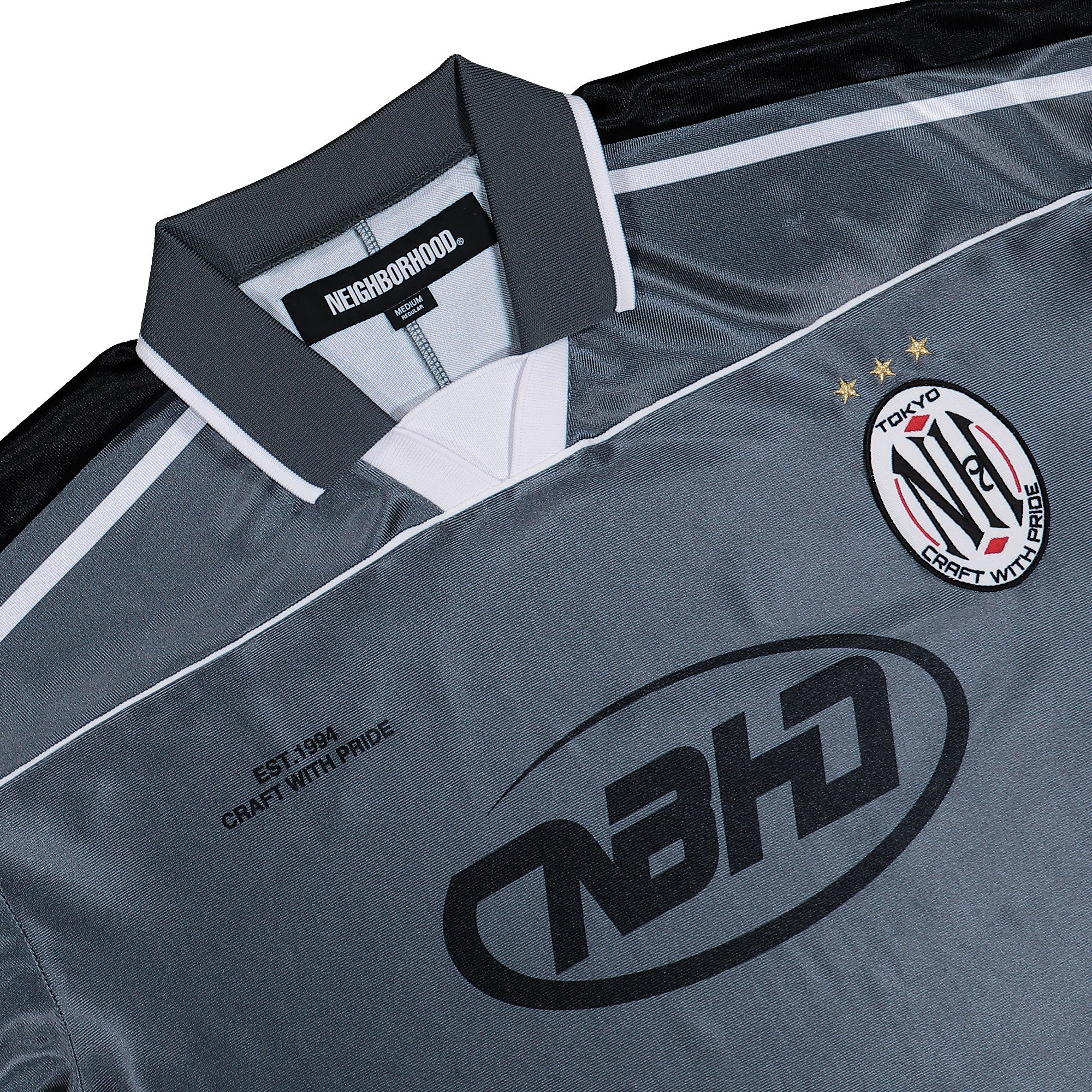 Neighborhood Game Shirt SS Gray T-Shirt 251FPNH-CSM16 / Gray Detailfoto | Overkill