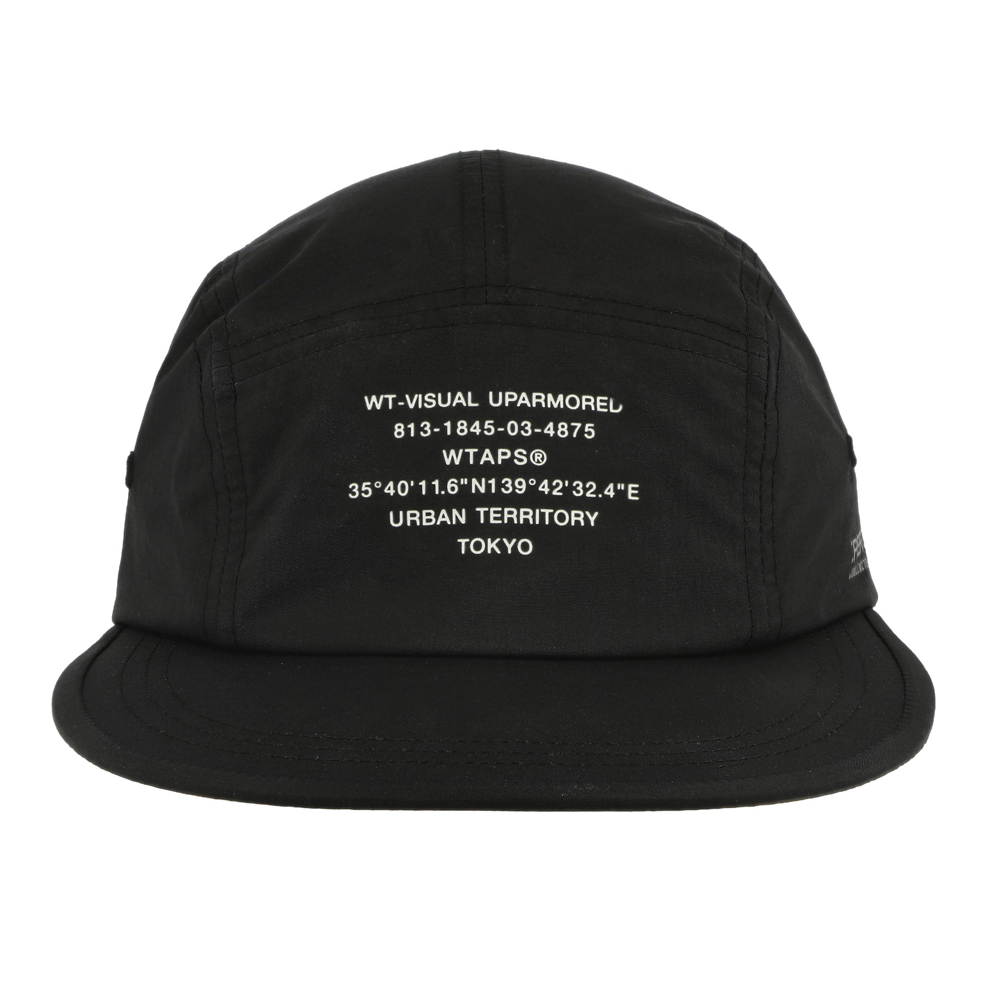 WTAPS T-5 01 / Cap / Nylon. Tussah. Pertex Black Caps Detail view 2 | Overkill