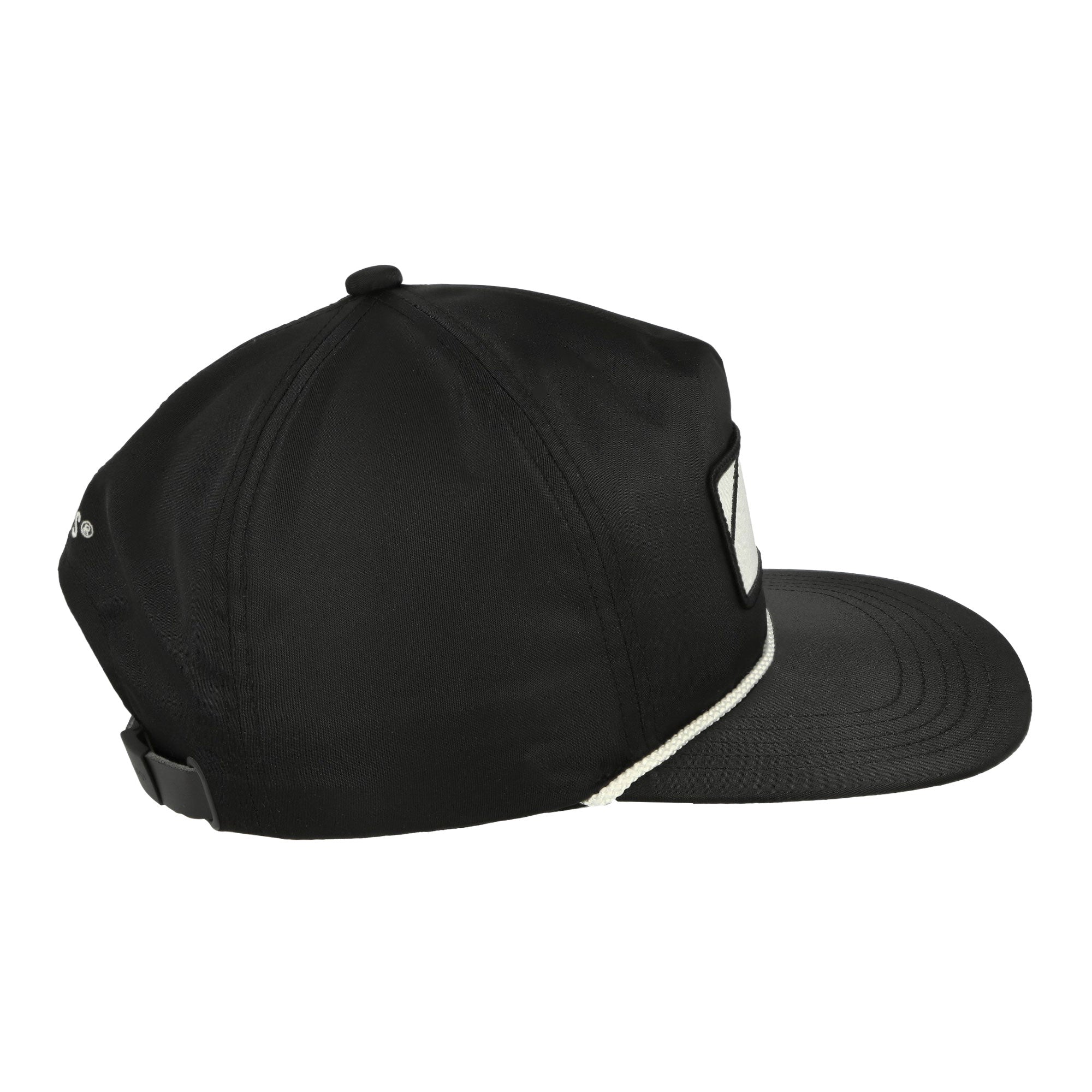 WTAPS Militia 01 / Cap / Nylon. Twill Black Caps Close-up | Overkill