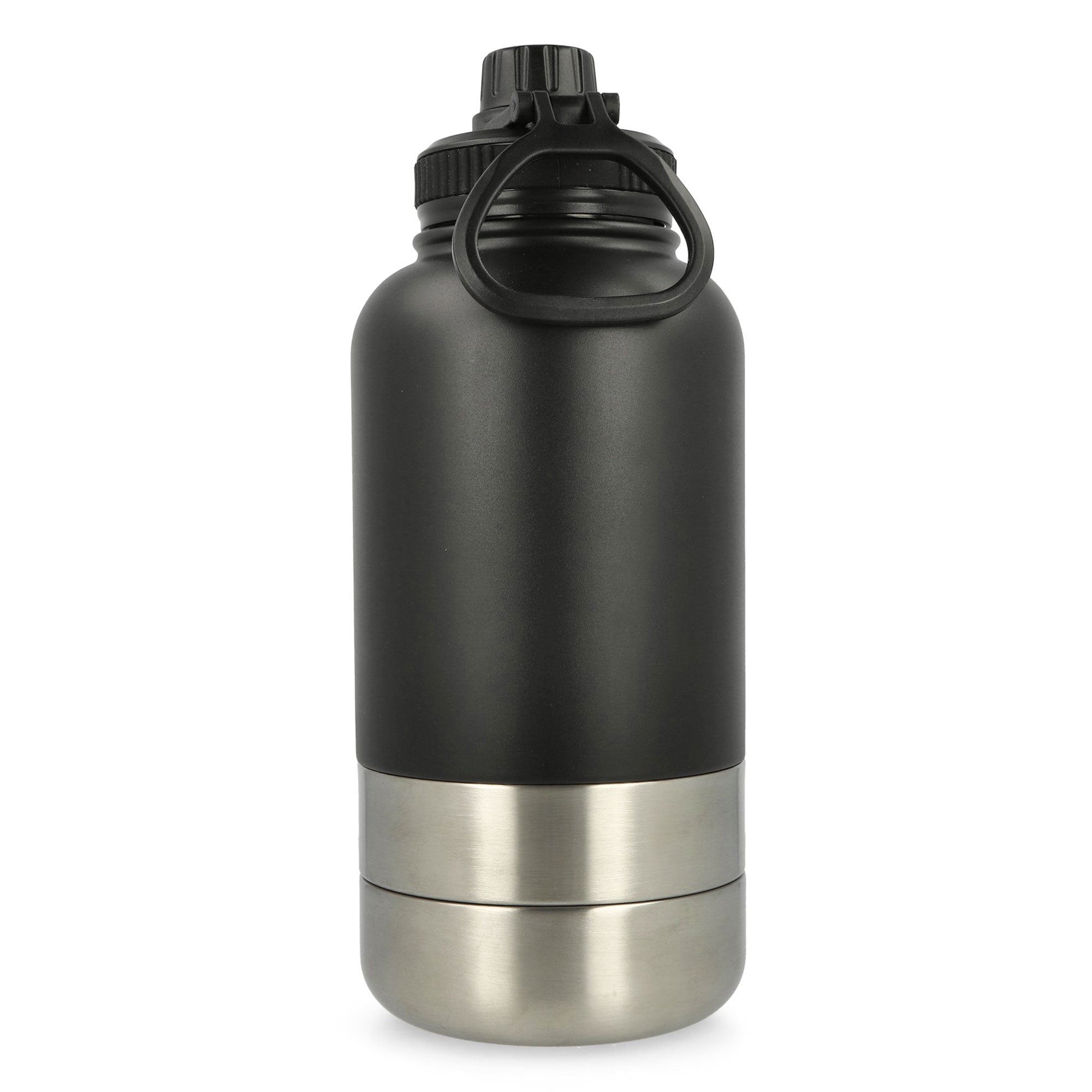 Neighborhood Dog Travel Bottle Black Travel Pet Bowls 251MYNH-AC06 / Black Detail View 2 | Overkill