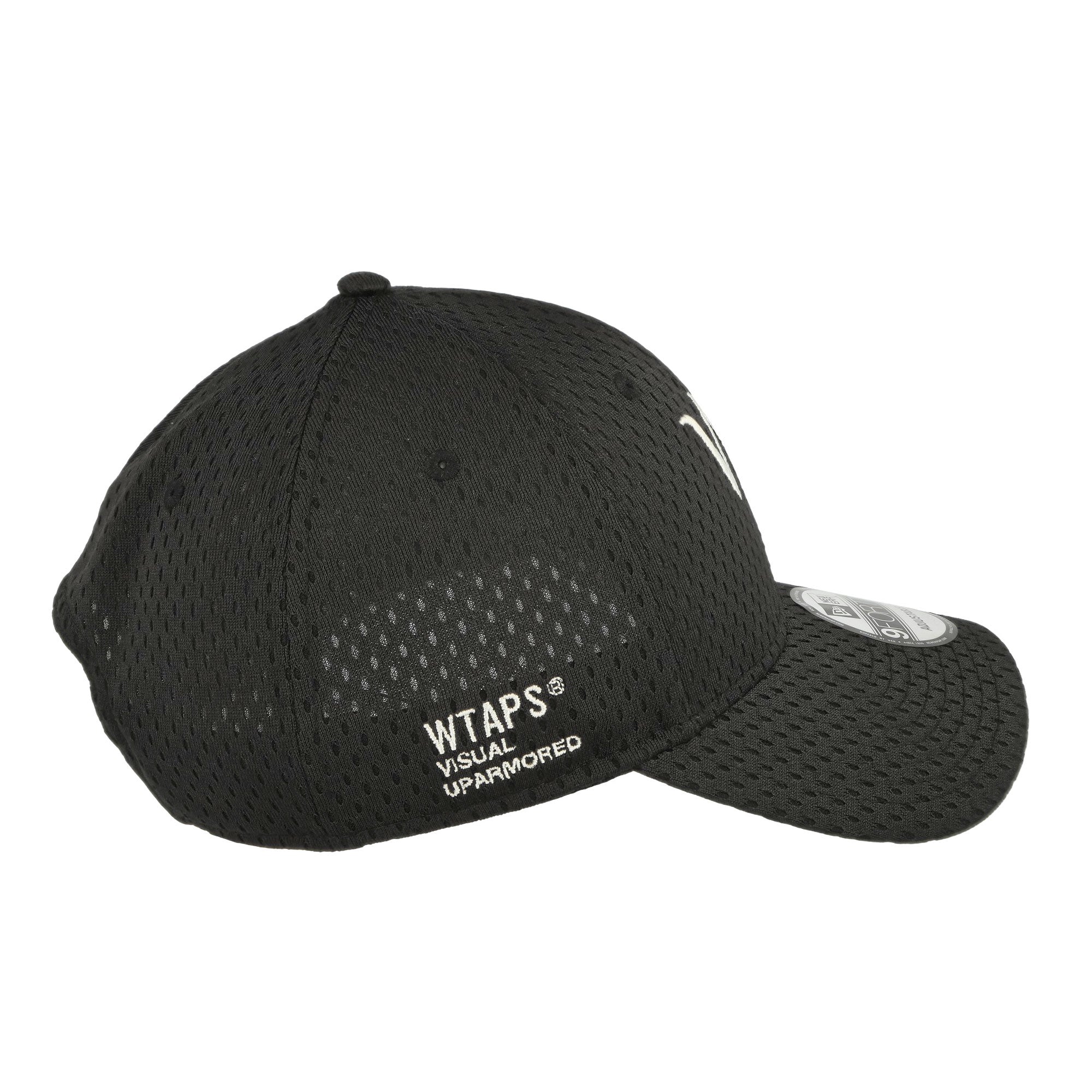 WTAPS 9Forty / Cap / Poly. Mesh. Newera® Black Cap 251NENED-HT01 / Black Detailfoto | Overkill