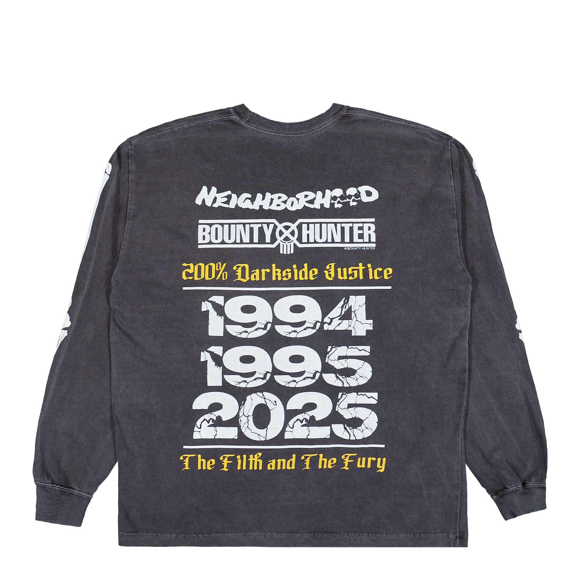 Bounty Hunter x Neighborhood TEE LS-1 Black Longsleeves 251PCBHN-LT01 Close-up | Overkill