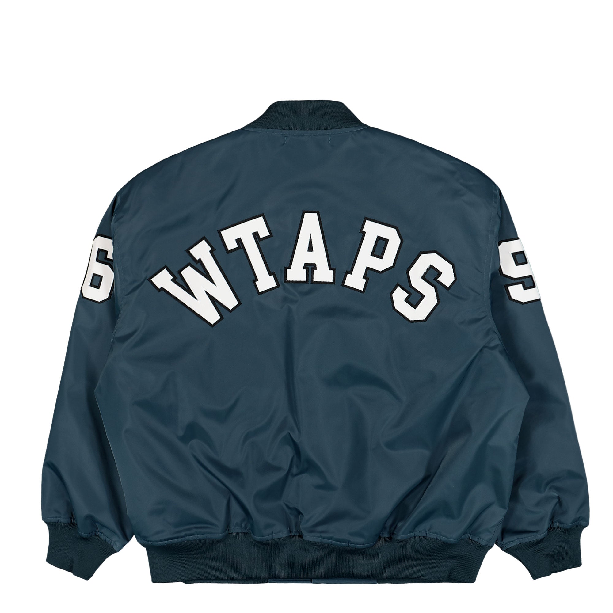 WTAPS Team / Jacket / Nylon. Twill Teal Bomber & Varsity Jackets Detail view 2 | Overkill