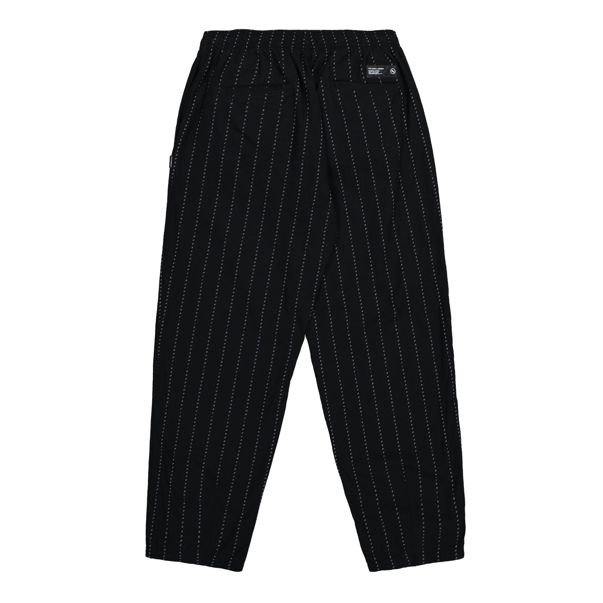 Neighborhood Dobby Easy Pants Black Casual Pants 251TSNH-PTM05 Close-up | Overkill