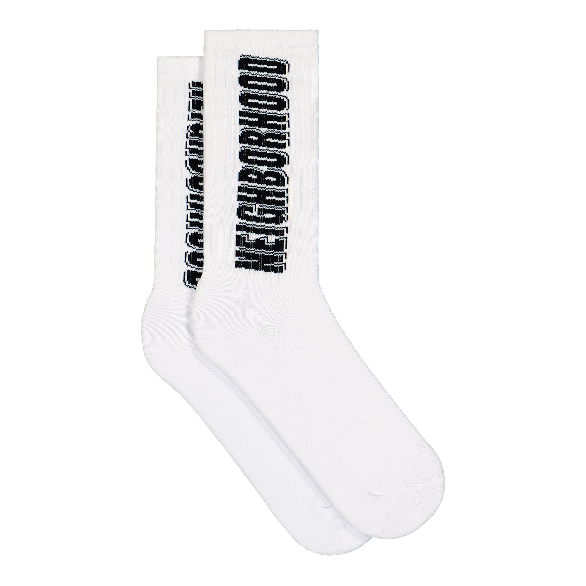 Neighborhood Logo Socks White Socks Material | Overkill