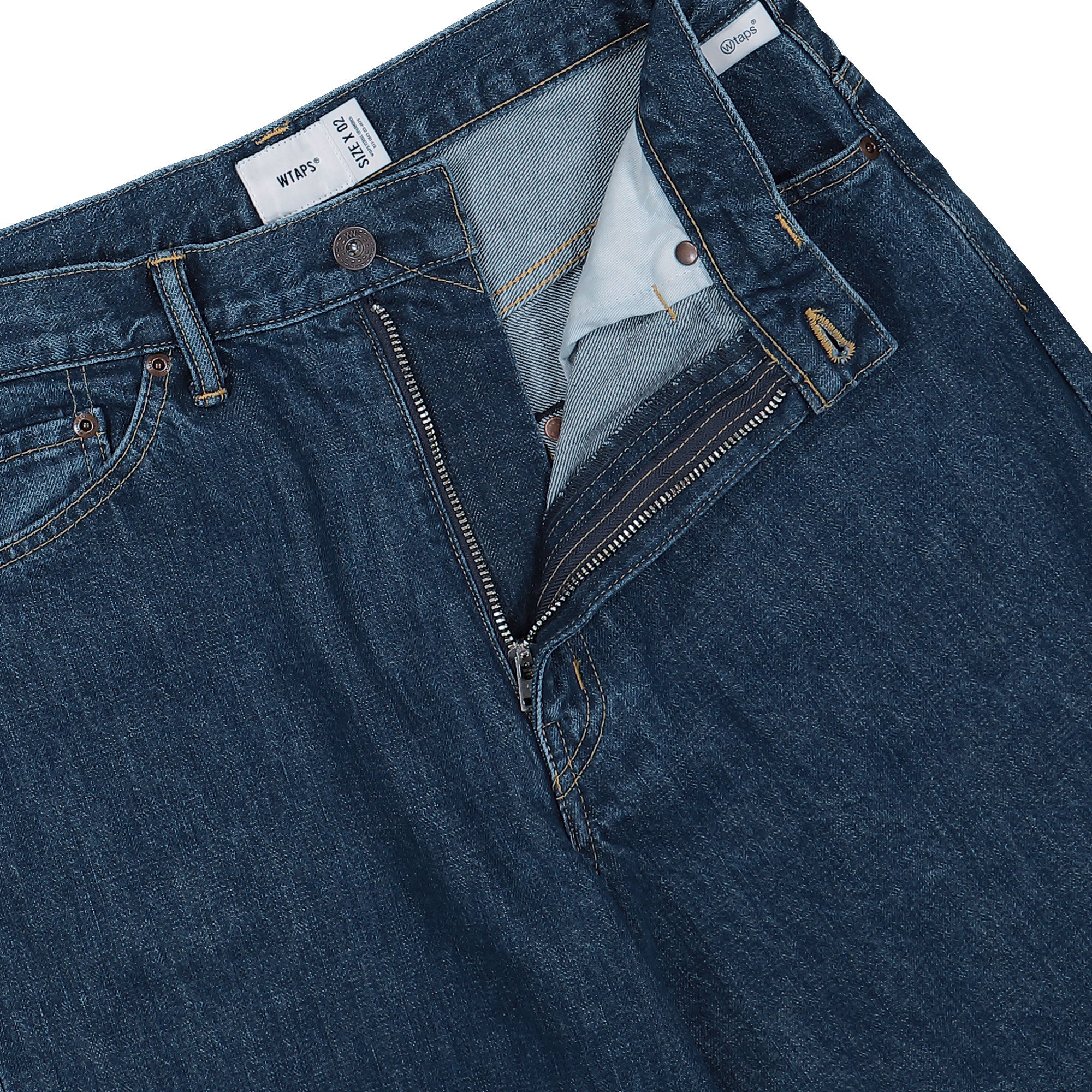 WTAPS Blues Straight / Trousers / Cotton. Denim Indigo Jeans 251WVDT-PTM03 Detail View 4 | Overkill