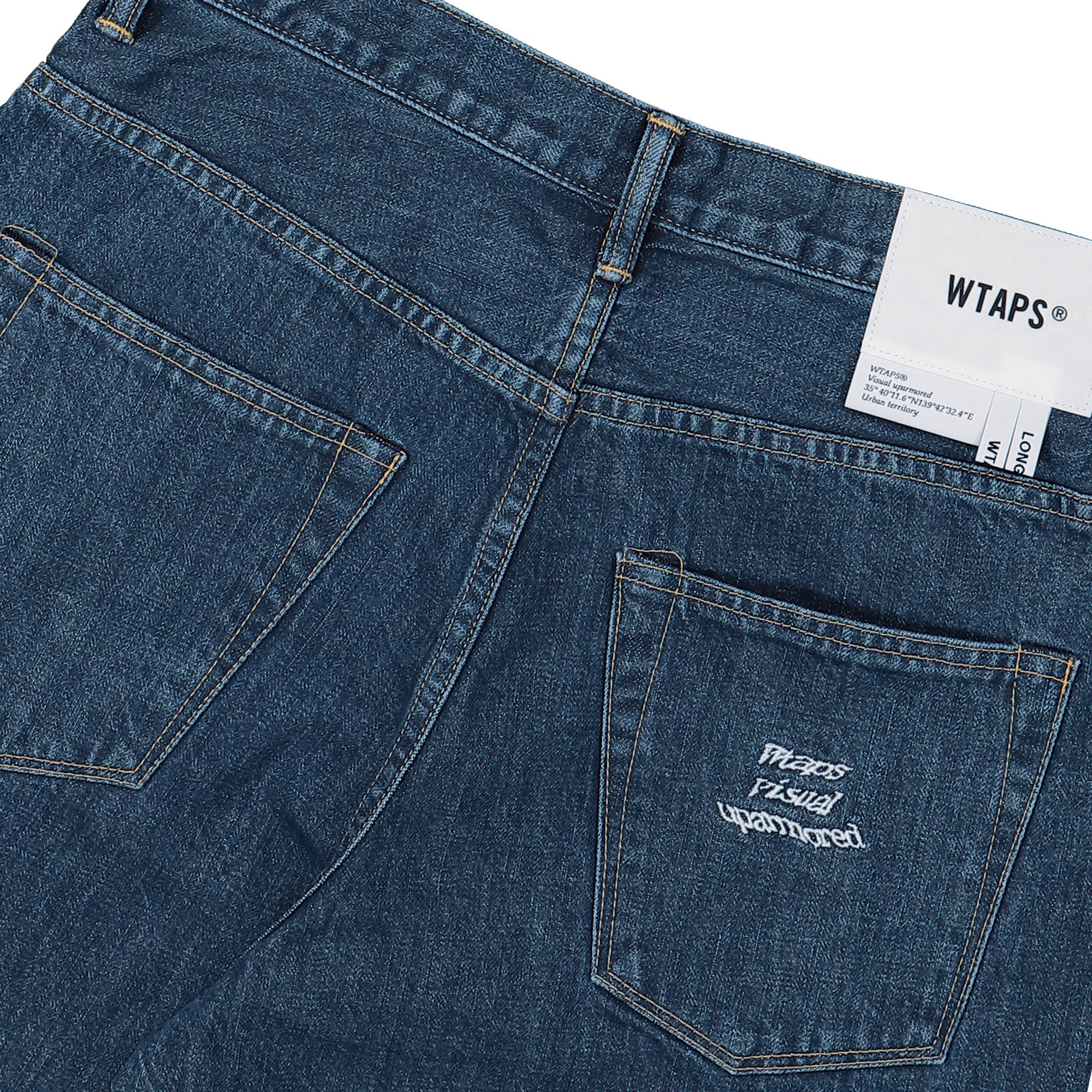 WTAPS Blues Straight / Trousers / Cotton. Denim Indigo Jeans 251WVDT-PTM03 Detail View 5 | Overkill