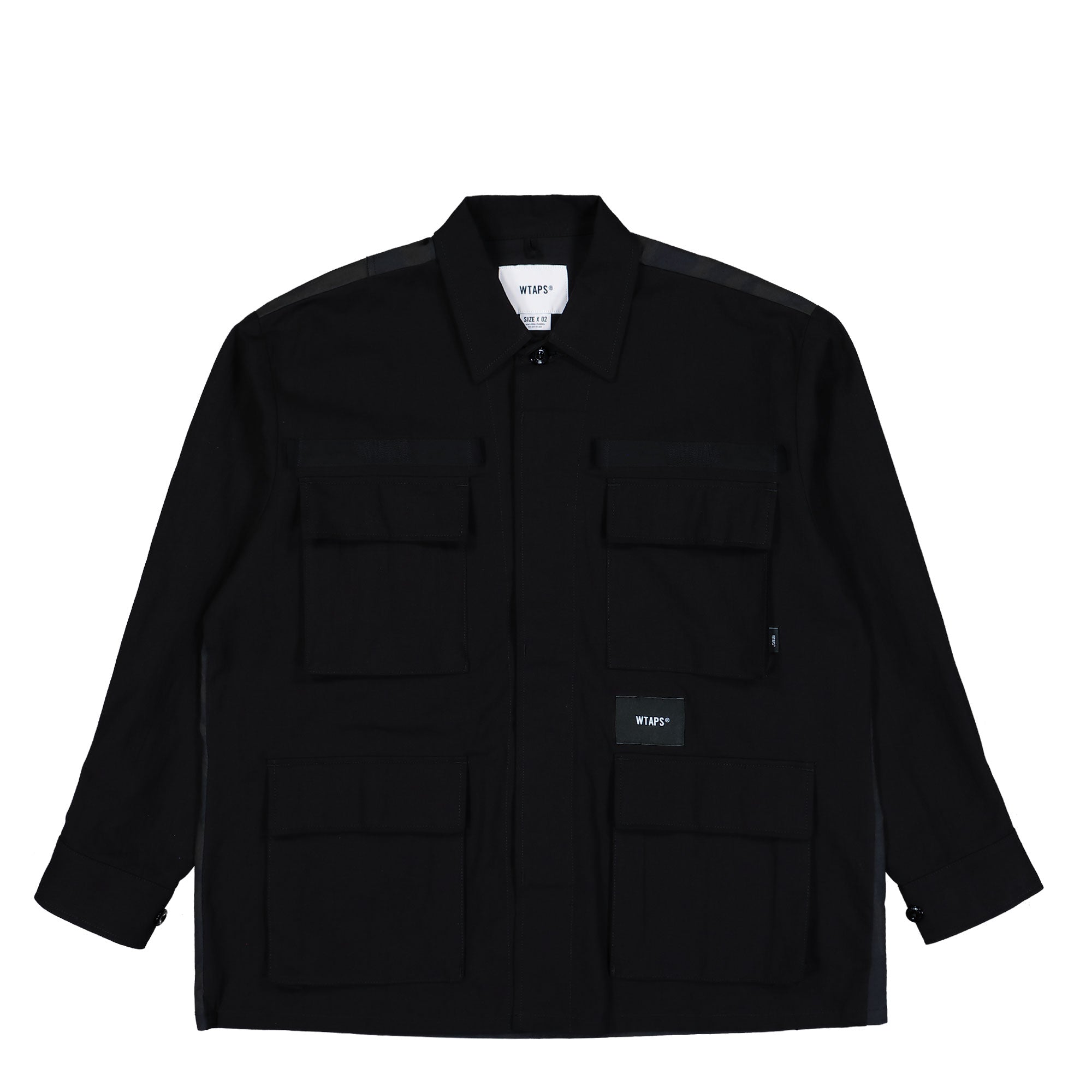 WTAPS Veiny / LS / Cotton. Twill Black Shirts 251WVDT-SHM03 | Overkill