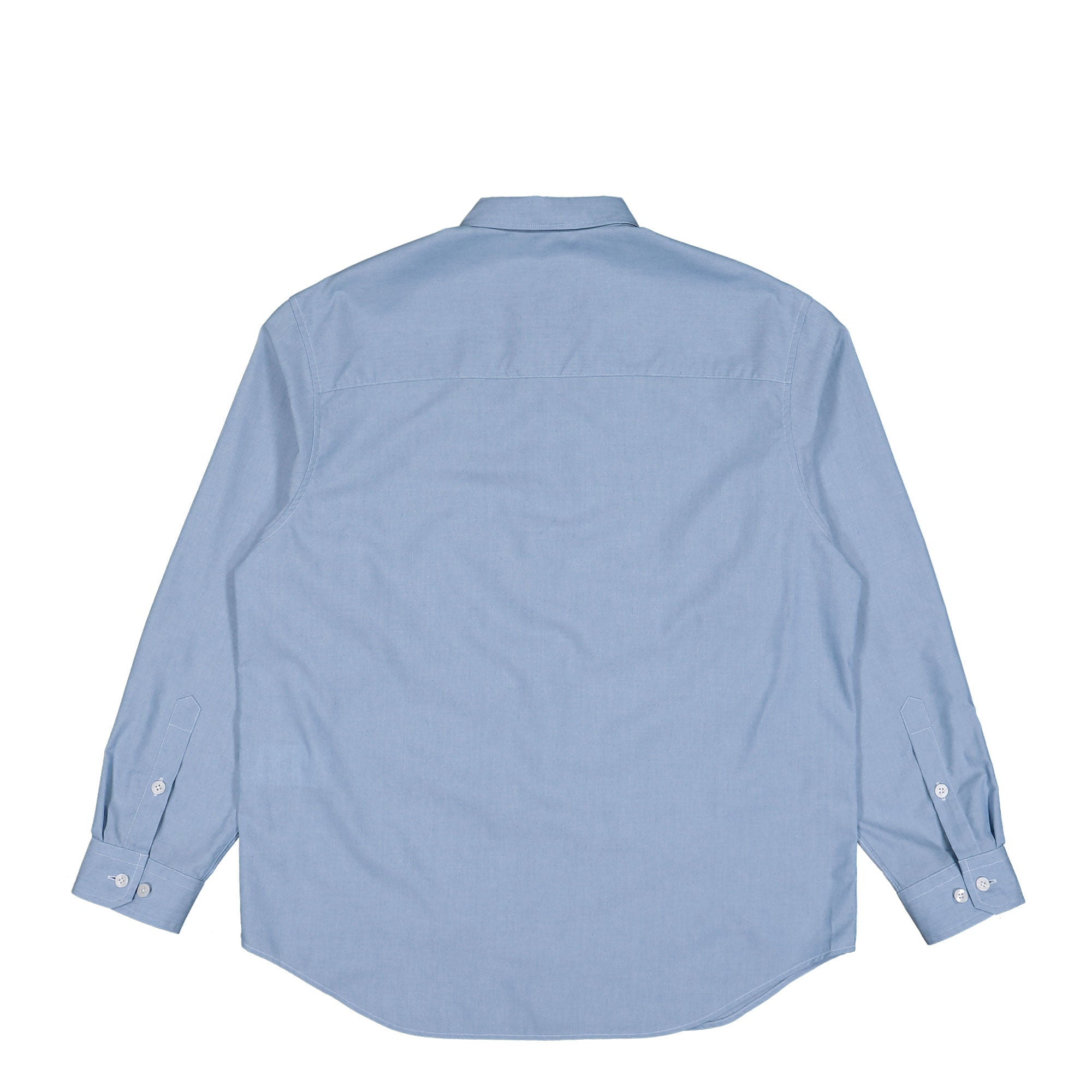 WTAPS VCB / LS / Ctpl. Chambray. Collmax® Indigo Shirts 251WVDT-SHM05 Close-up | Overkill