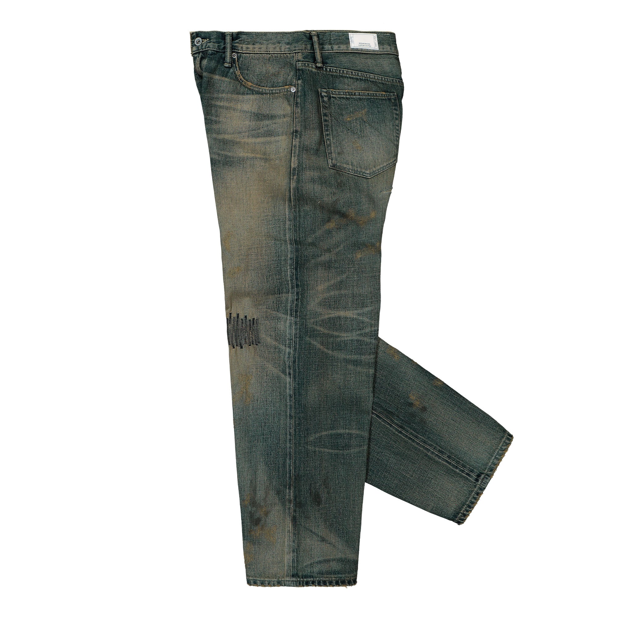 Neighborhood Savage Denim DP Wide Pants Indigo Jeans Detail view 2 | Overkill