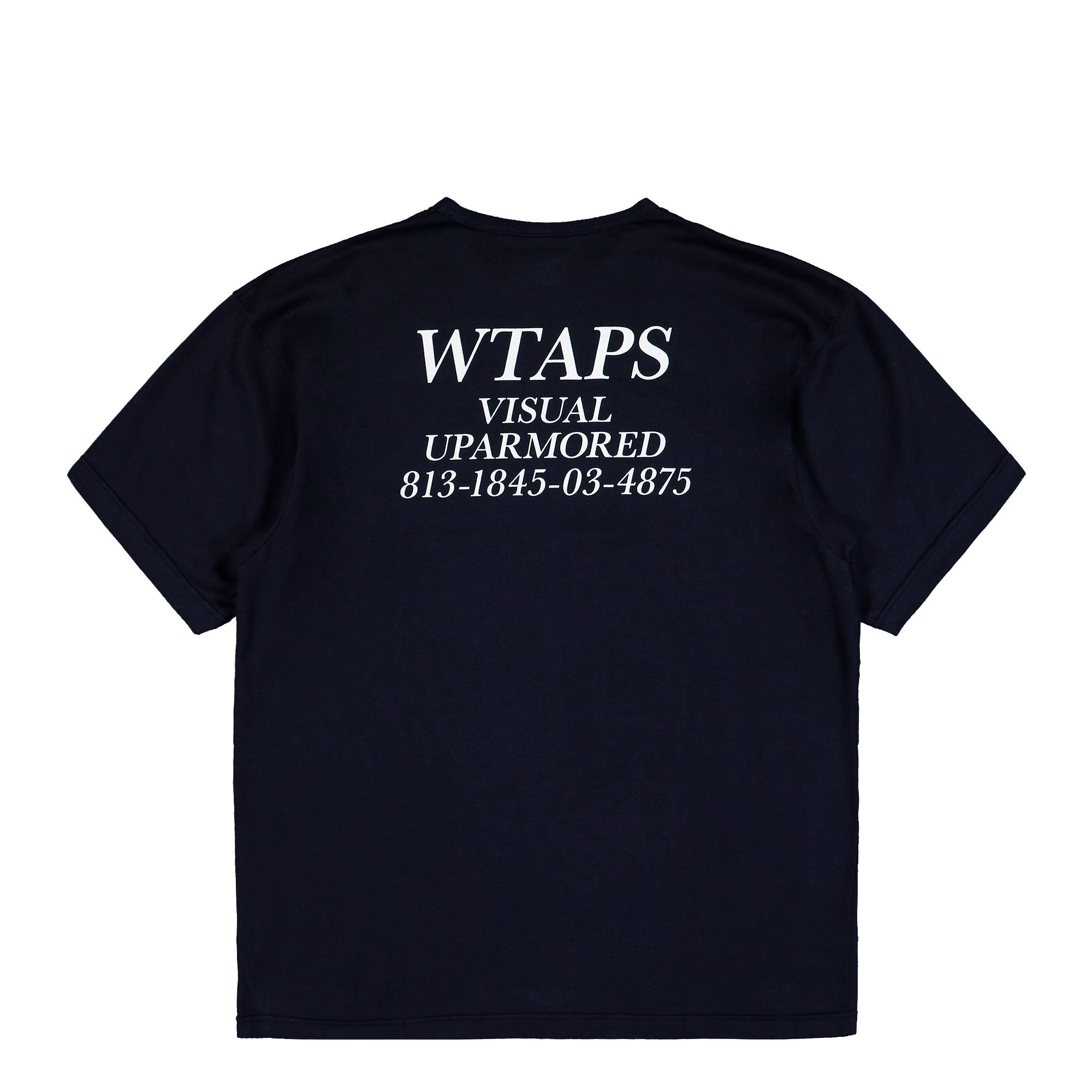 WTAPS Academy / SS / CTPL Navy T-Shirts 252ATDT-CSM15 / Navy Close-up | Overkill