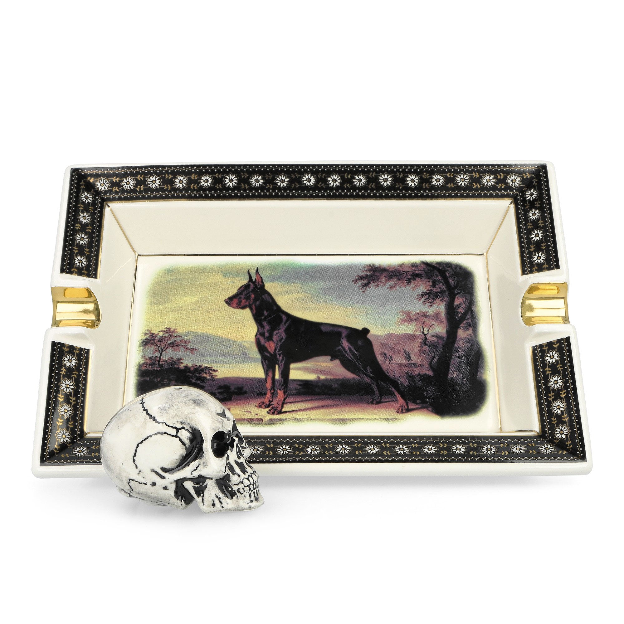 Neighborhood Square Incense Tray Black Incense & Candles 252AINH-AC01 / Black | Overkill