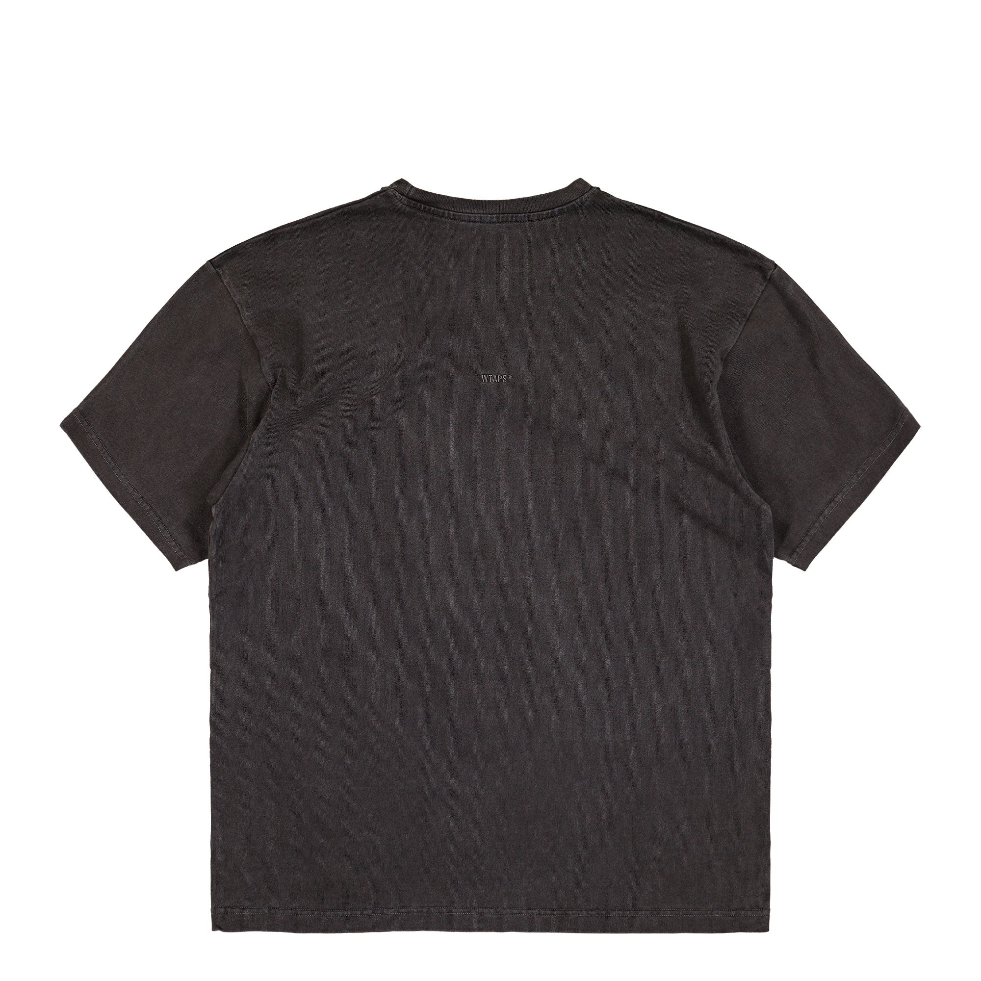 WTAPS Sign-OD / SS / Cotton Charcoal T-Shirts 252ATDT-CSM10 / Charcoal Close-up | Overkill