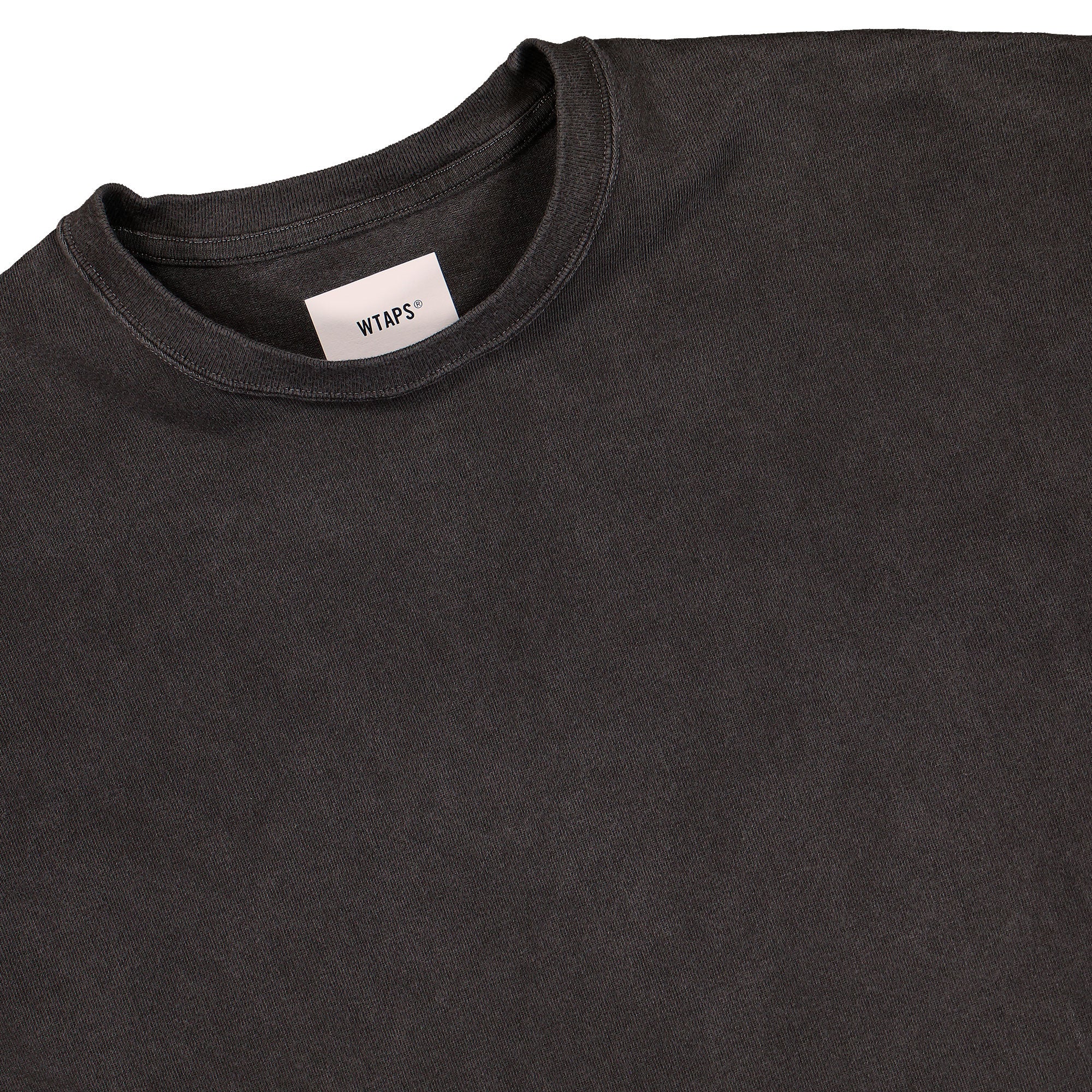 WTAPS Sign-OD / SS / Cotton Charcoal T-Shirts 252ATDT-CSM10 / Charcoal Detailfoto | Overkill
