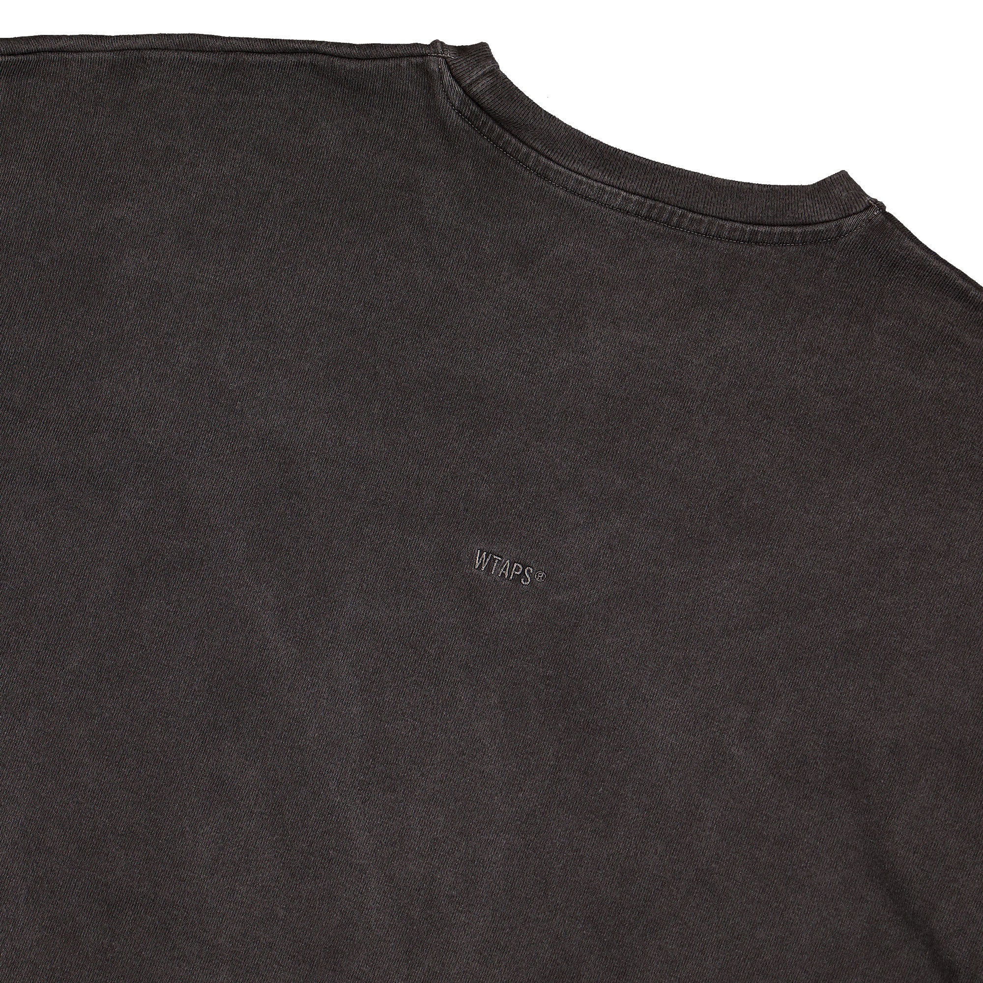 WTAPS Sign-OD / SS / Cotton Charcoal T-Shirts 252ATDT-CSM10 / Charcoal Detail View 1 | Overkill
