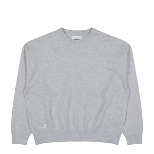 WTAPS Crew Neck / Sweater / NYCO Ash Gray Sweatshirts 252FZDT-KNM01 | Overkill