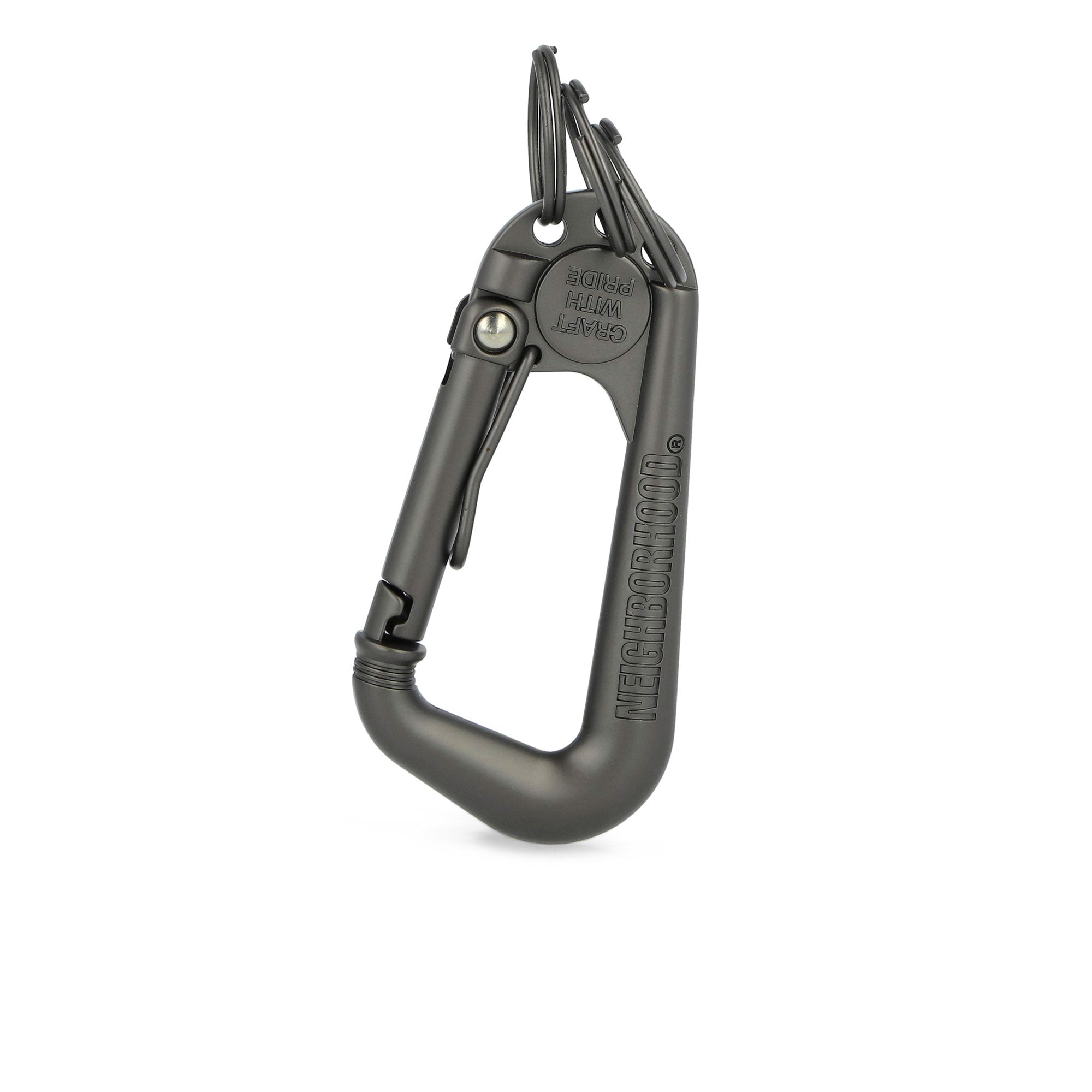 Neighborhood Carabiner Keyholder Gray Various 252MYNH-AC03 / Black | Overkill