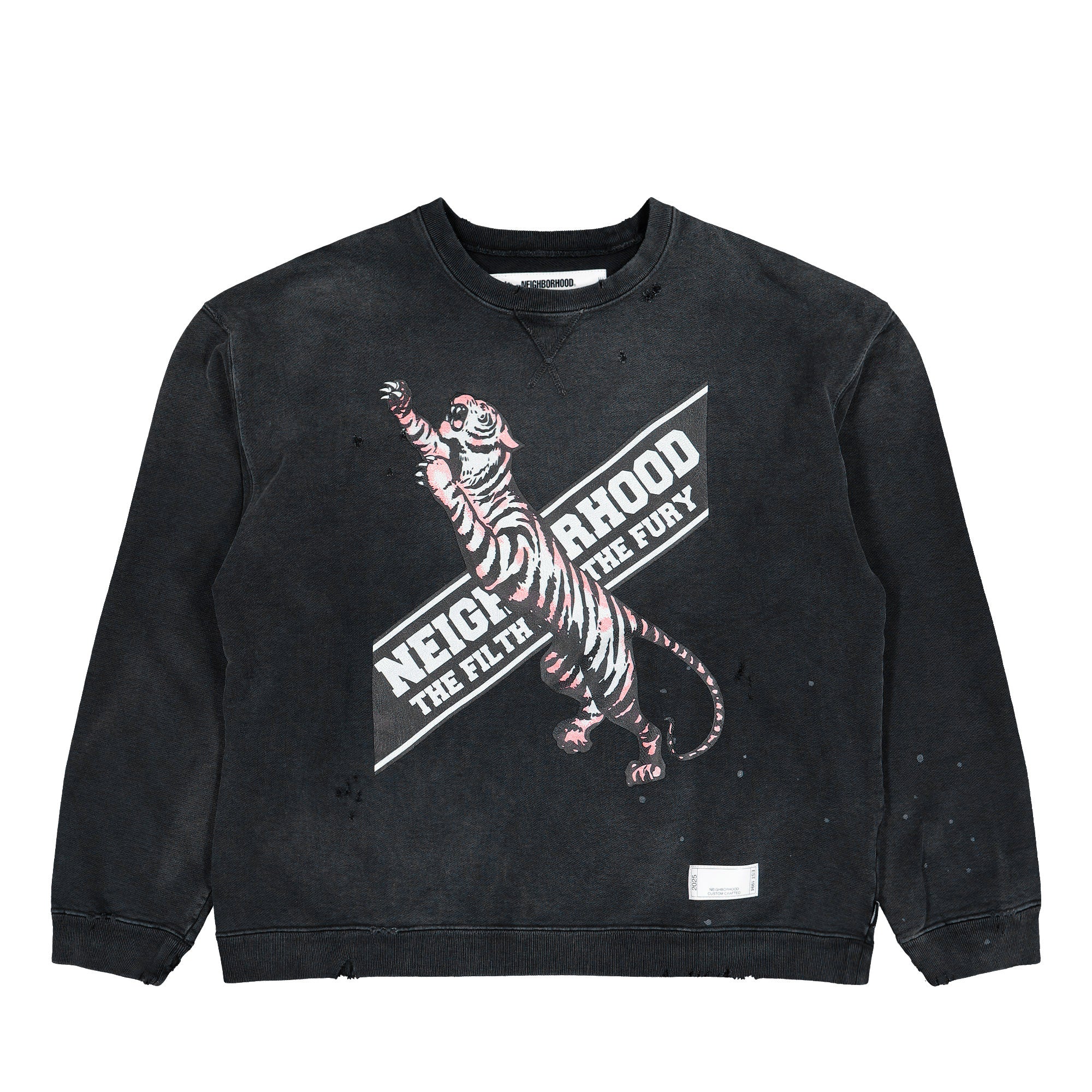 Neighborhood Savage Sweat Shirt LS Black Sweatshirts 252OKNH-CSM01 / Black | Overkill