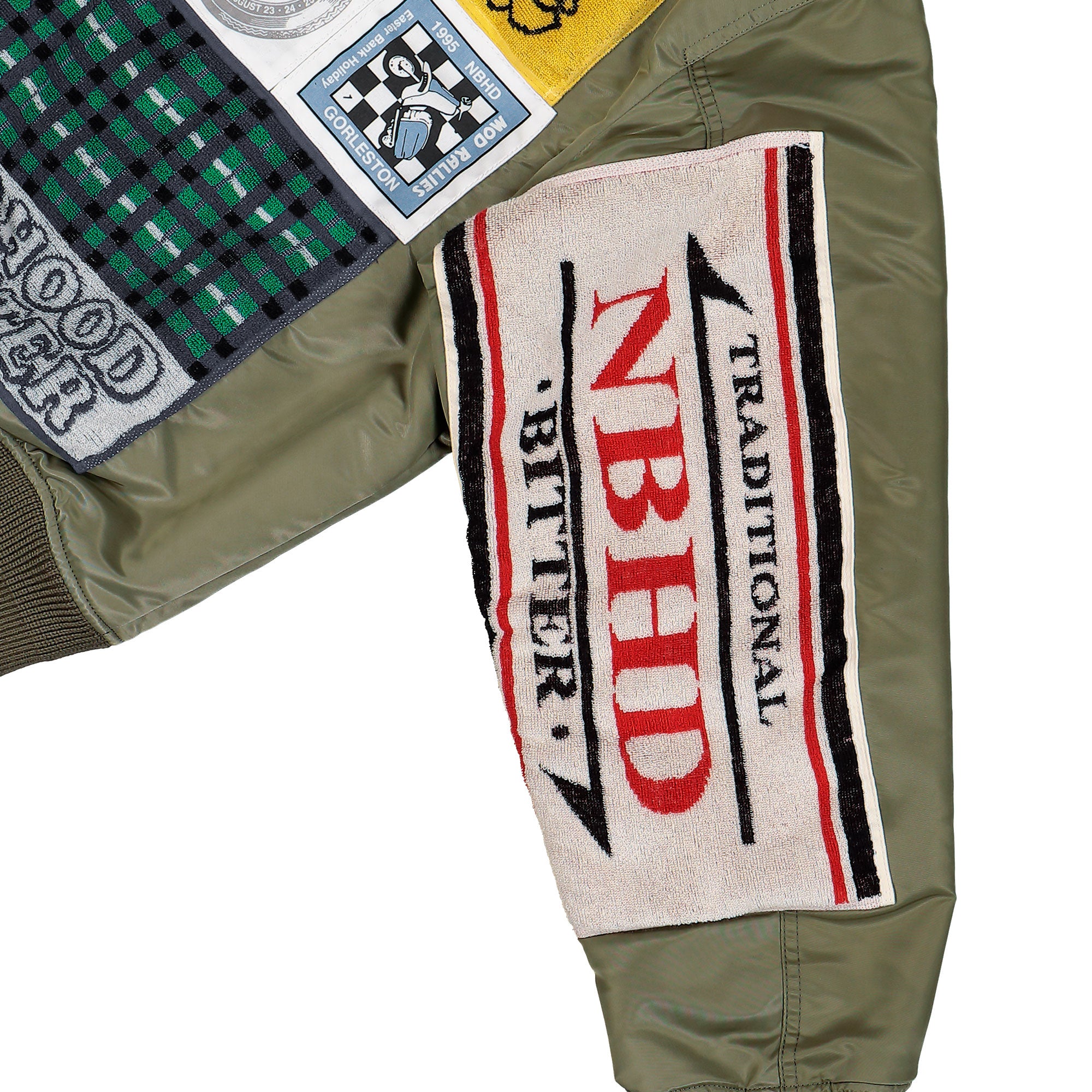 Neighborhood MA-1 Flight Jacket Mod Olive Drab Jackets 252SPNH-JKM02 Detail View 6 | GATE