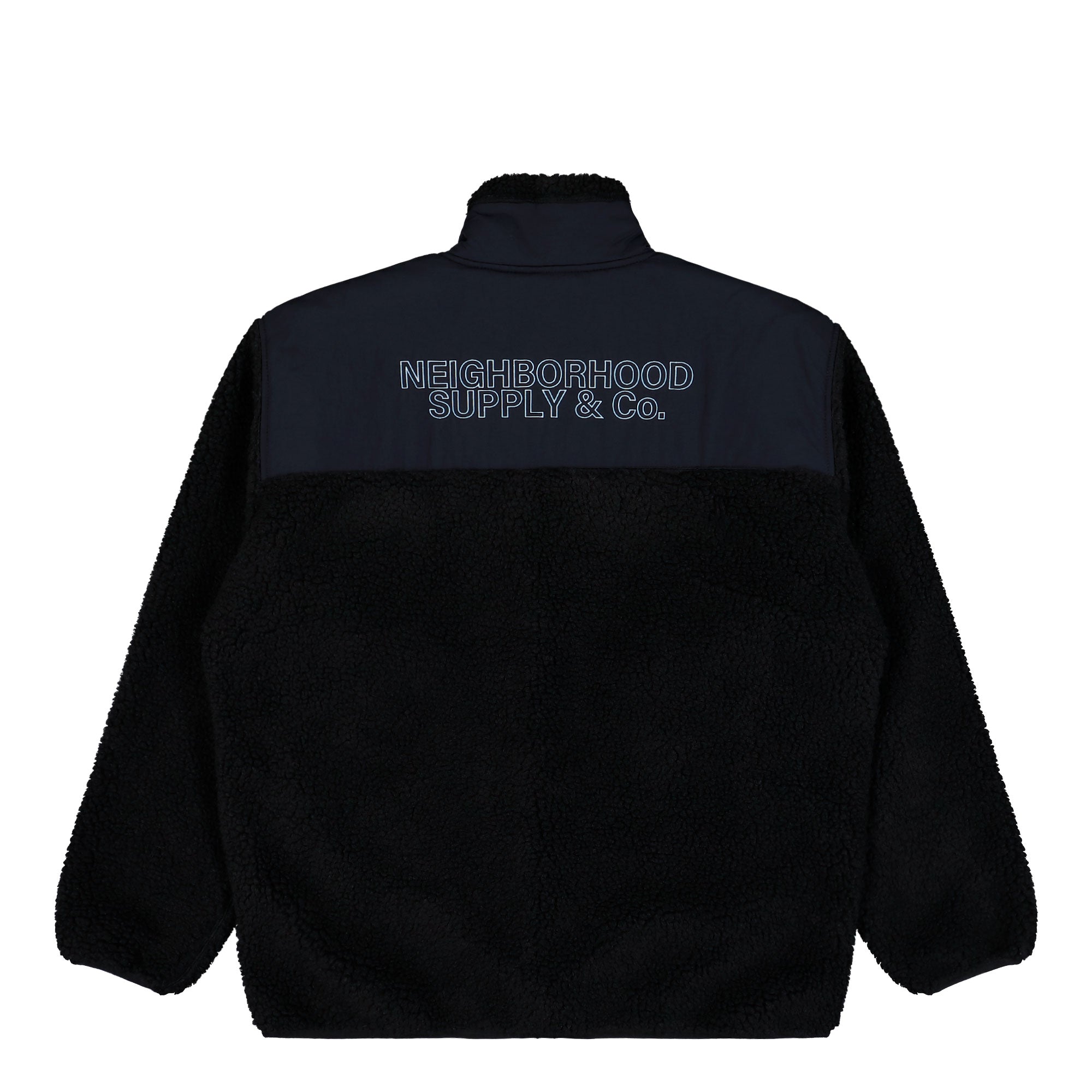 Neighborhood Fleece Jacket Black Fleece Jackets 252SZNH-JKM04 Close-up | Overkill