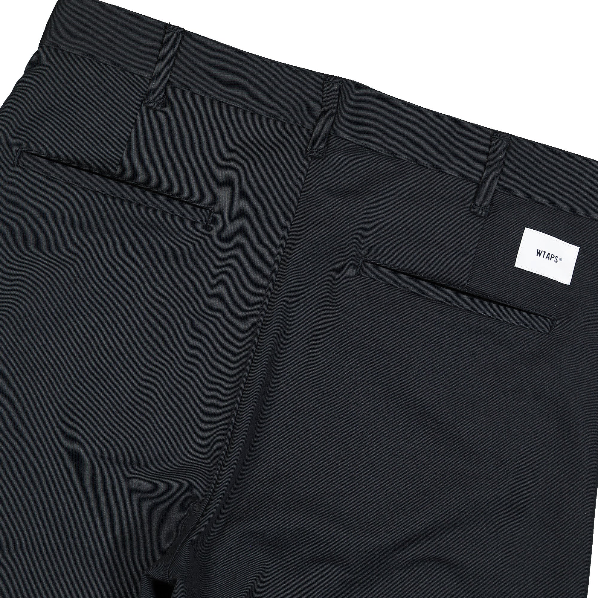 WTAPS TRDT1804 / Trousers / Poly. Twill Black Casual Pants 252TQDT-PTM04 / Black Detail View 2 | Overkill