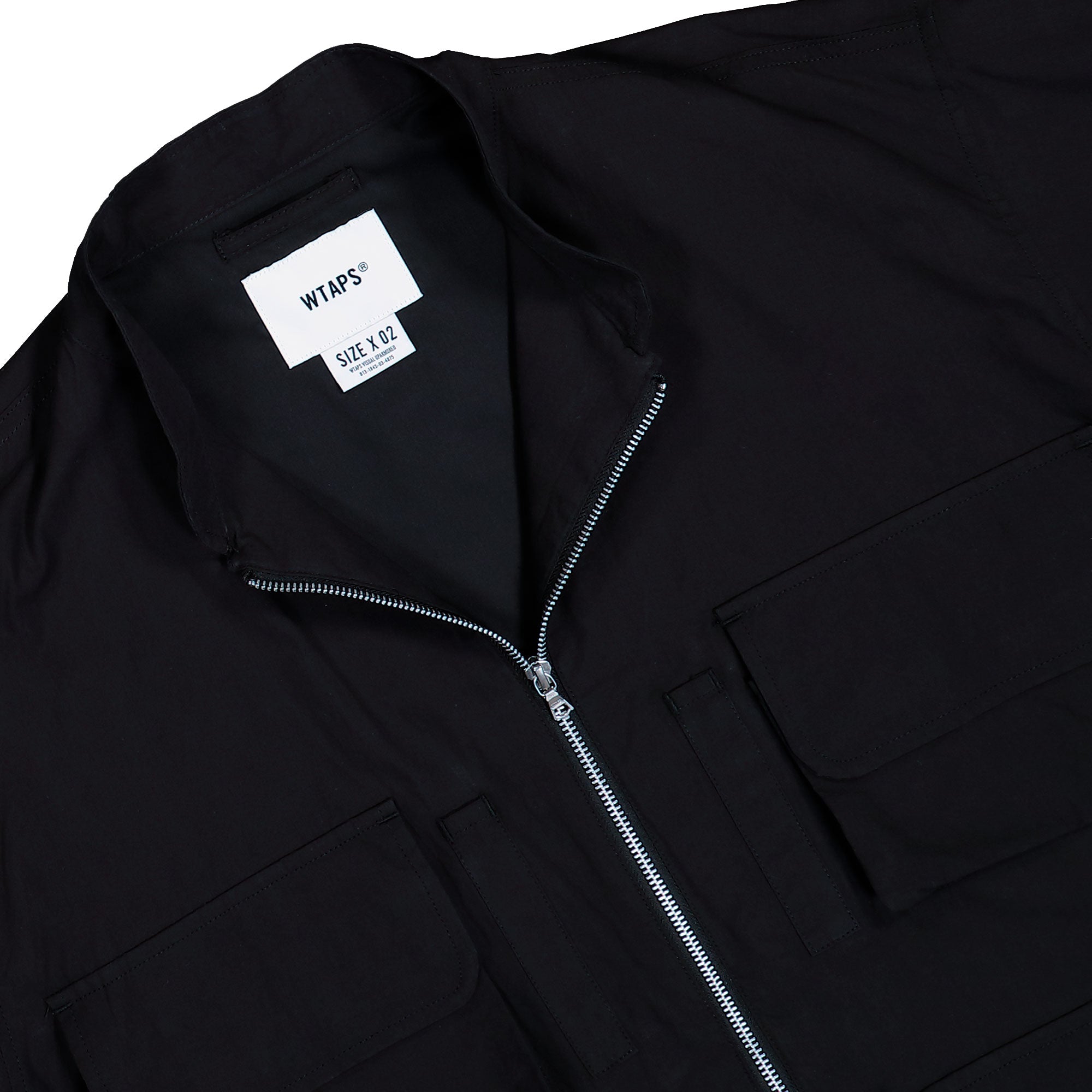 WTAPS Modular 01 / Jacket / Cotton. Weather Black Jackets 252WVDT-JKM02 Detailfoto | Overkill