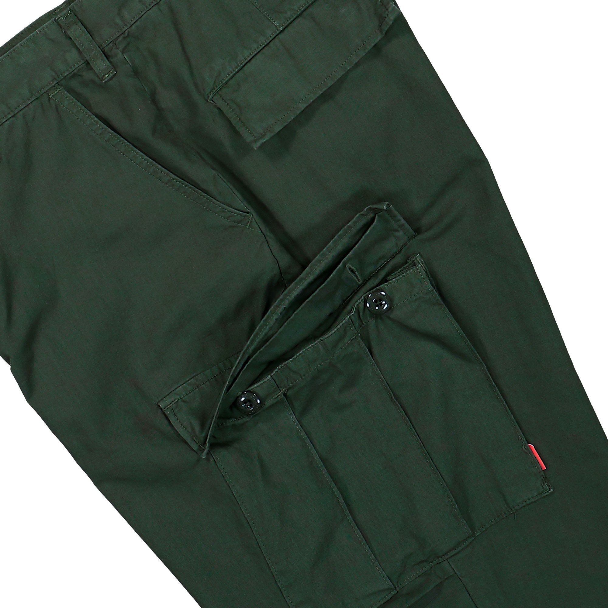 WTAPS Milt9601 / Trousers / Cotton. Ripstop Olive Drab Cargo Pants 252WVDT-PTM01 Detail View 3 | Overkill