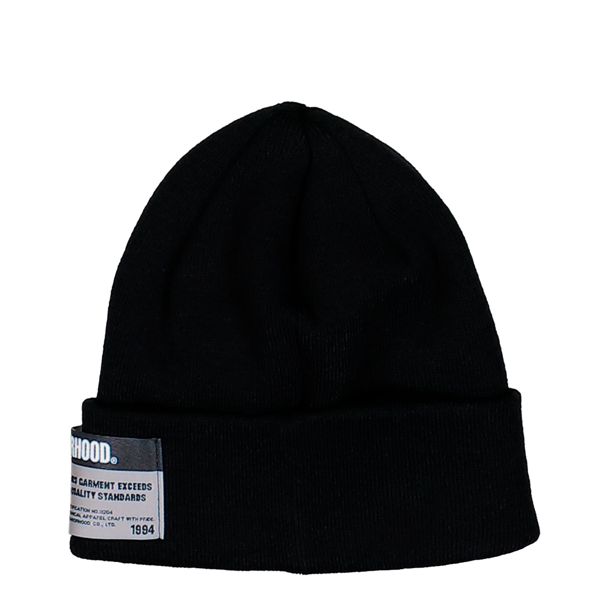 Neighborhood Beanie Black Beanies 252YCNH-HT01 Close-up | Overkill