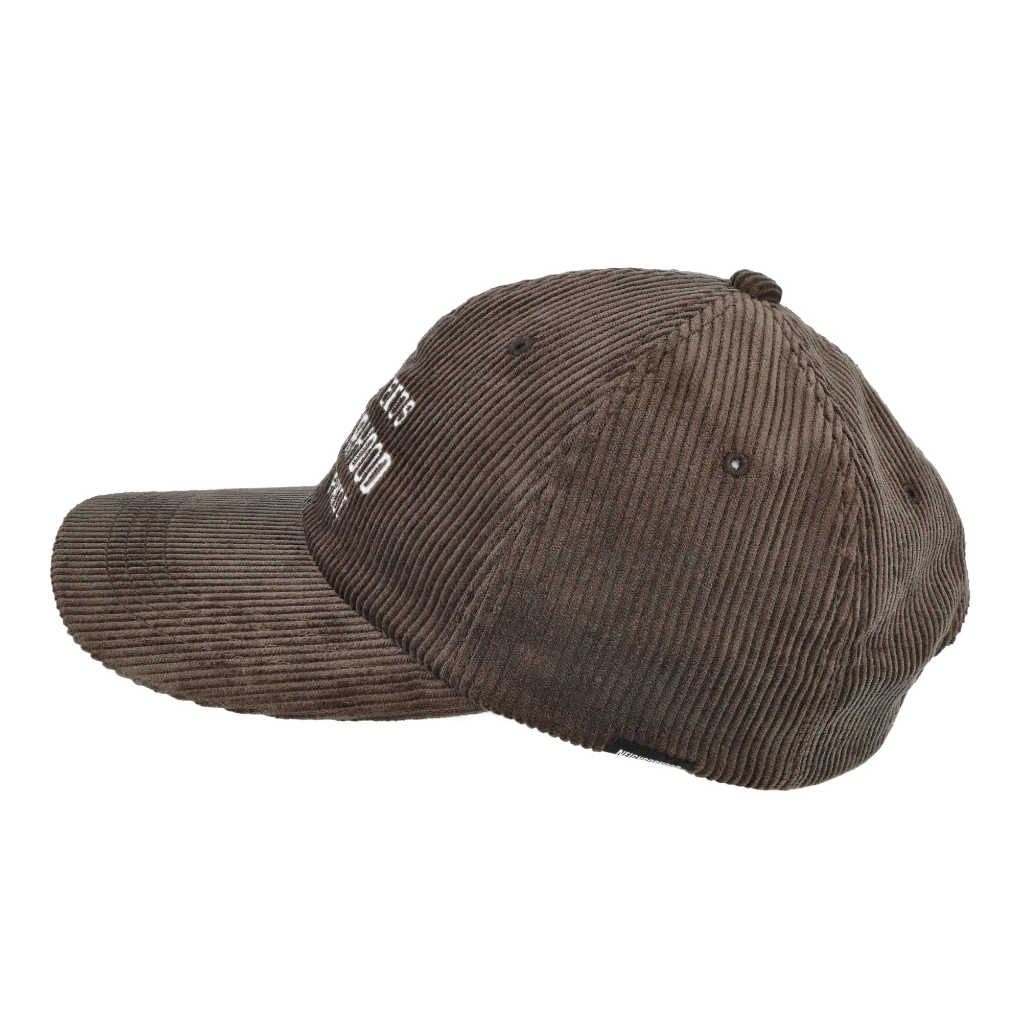Neighborhood Corduroy Dad Cap Brown Caps 252YGNH-HT02 Close-up | Overkill