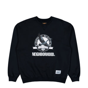 Eddie Bauer x Neighborhood Washed Sweat Shirt LS Black Sweatshirts 252ZMEBN-CSM01 | Overkill