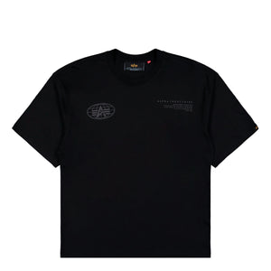 Alpha Industries World Logo Backprint T-Shirt Black T-Shirt 258514-03 | Overkill