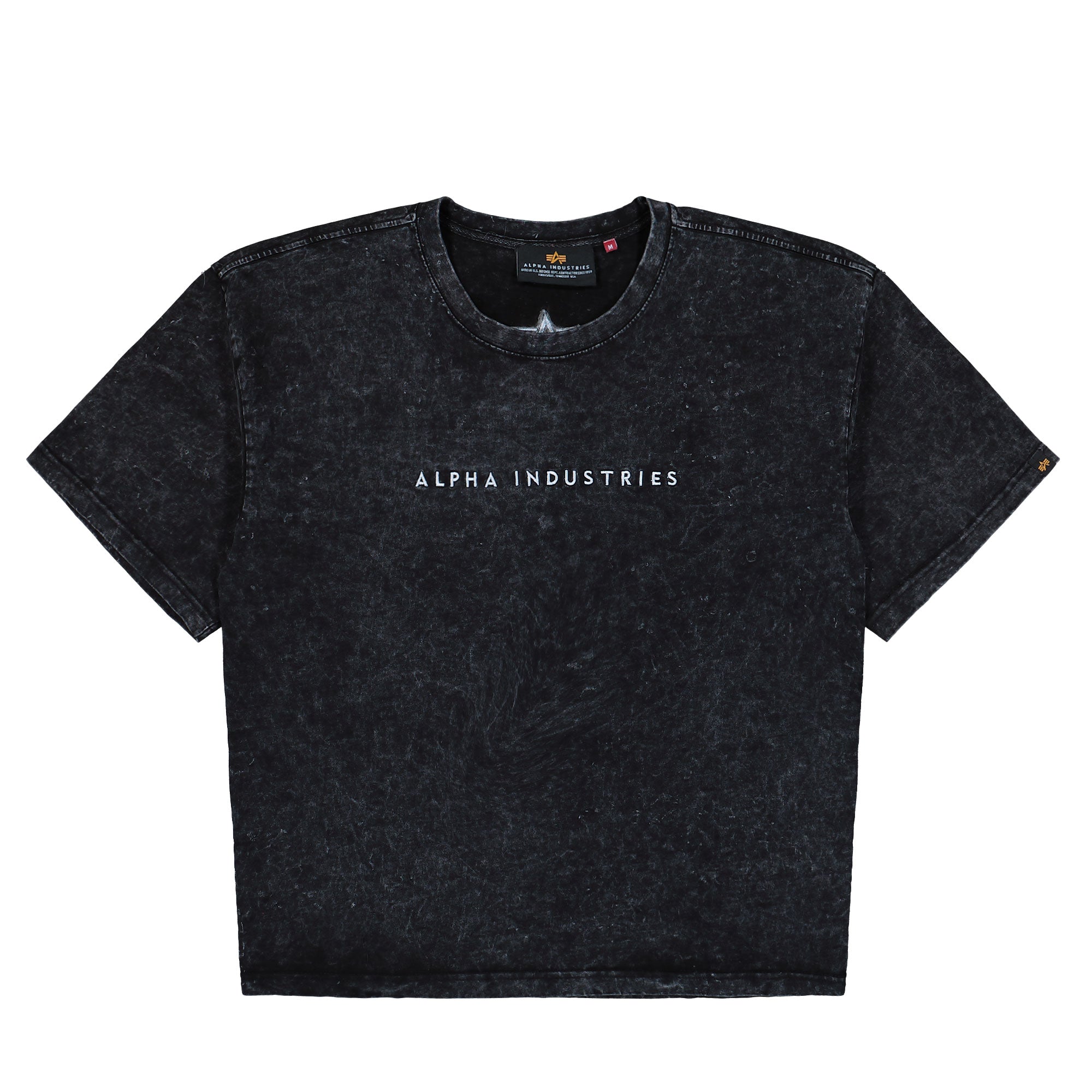 Alpha Industries Acid Logo T-Shirt Black T-Shirt 258519-03 | Overkill