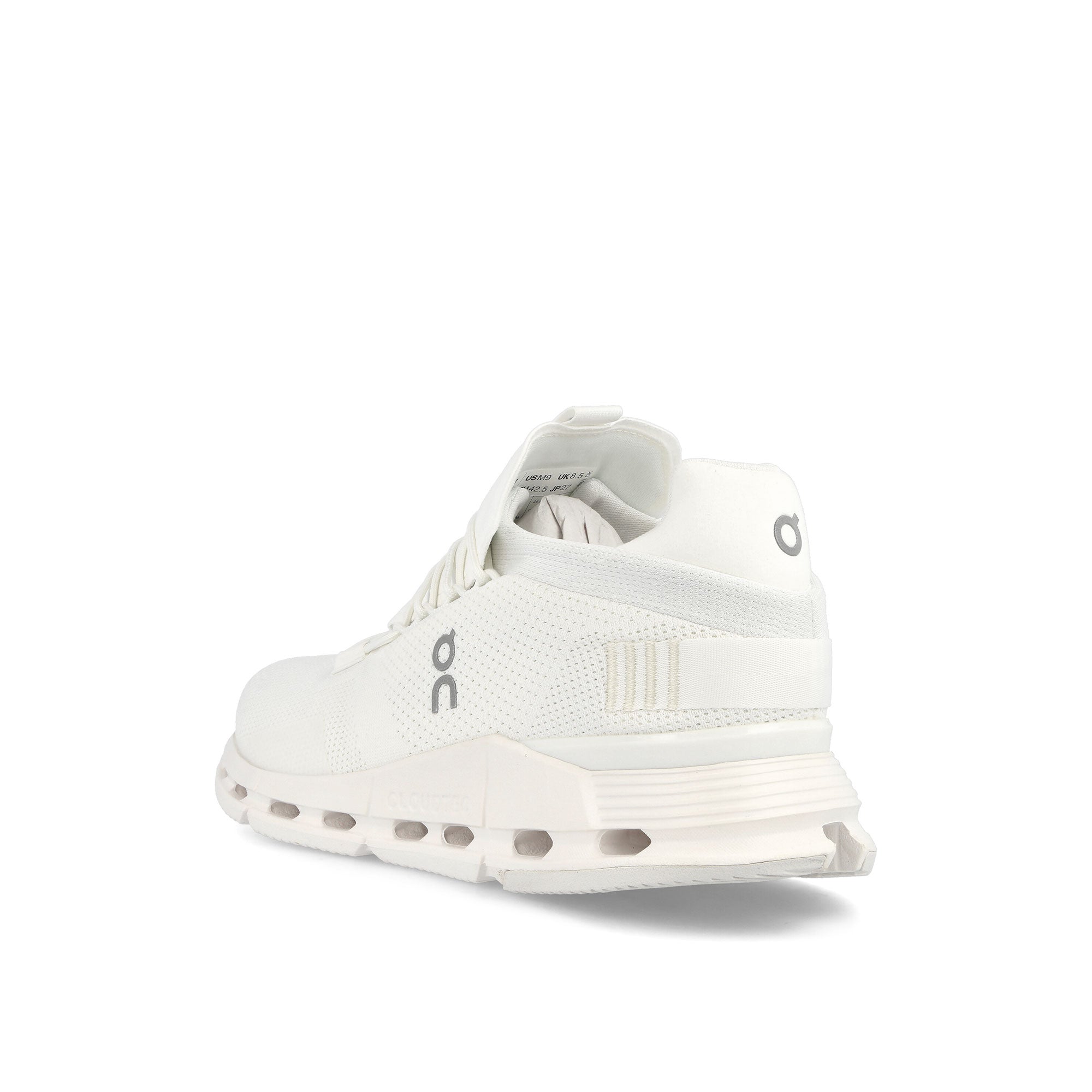 On W Cloudnova Undyed-White-White Sneakers Material | Overkill