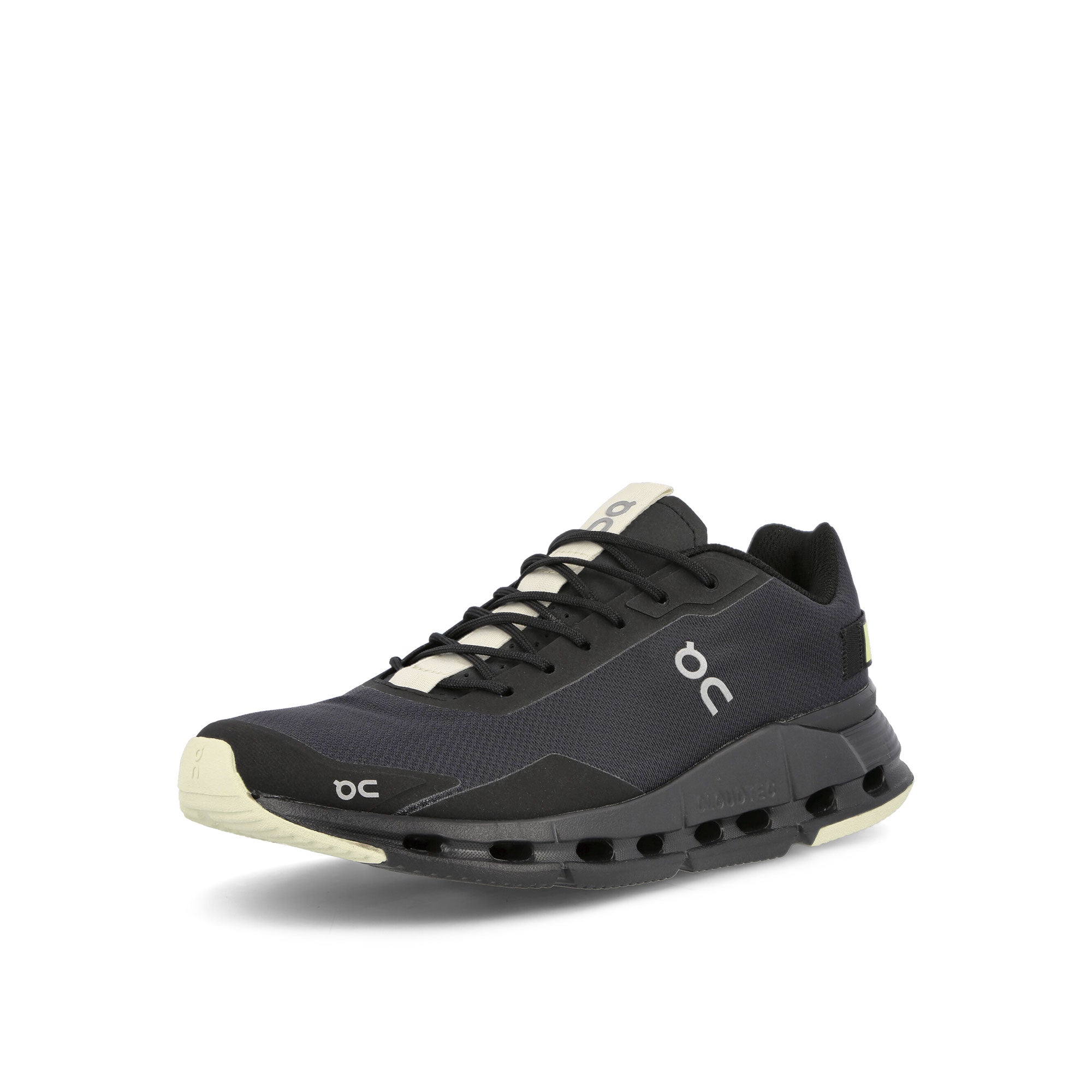 On W Cloudnova Form Black-Hay Low Top Sneakers Material | Overkill