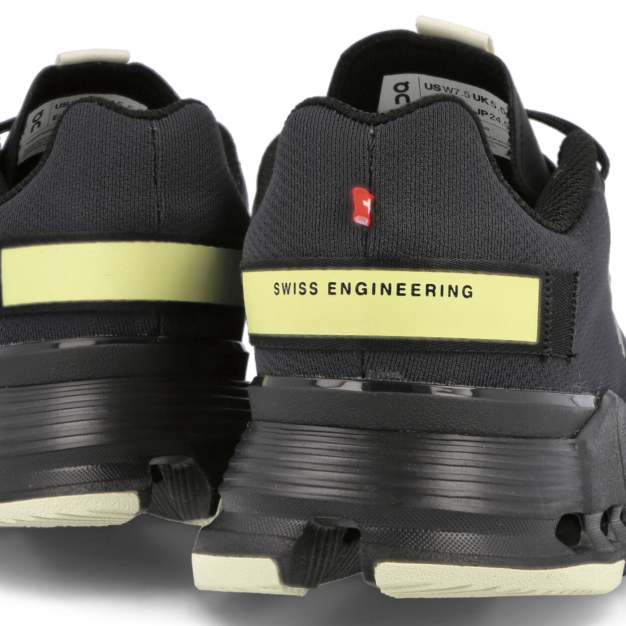 On W Cloudnova Form Black-Hay Low Top Sneakers Close Up | Overkill