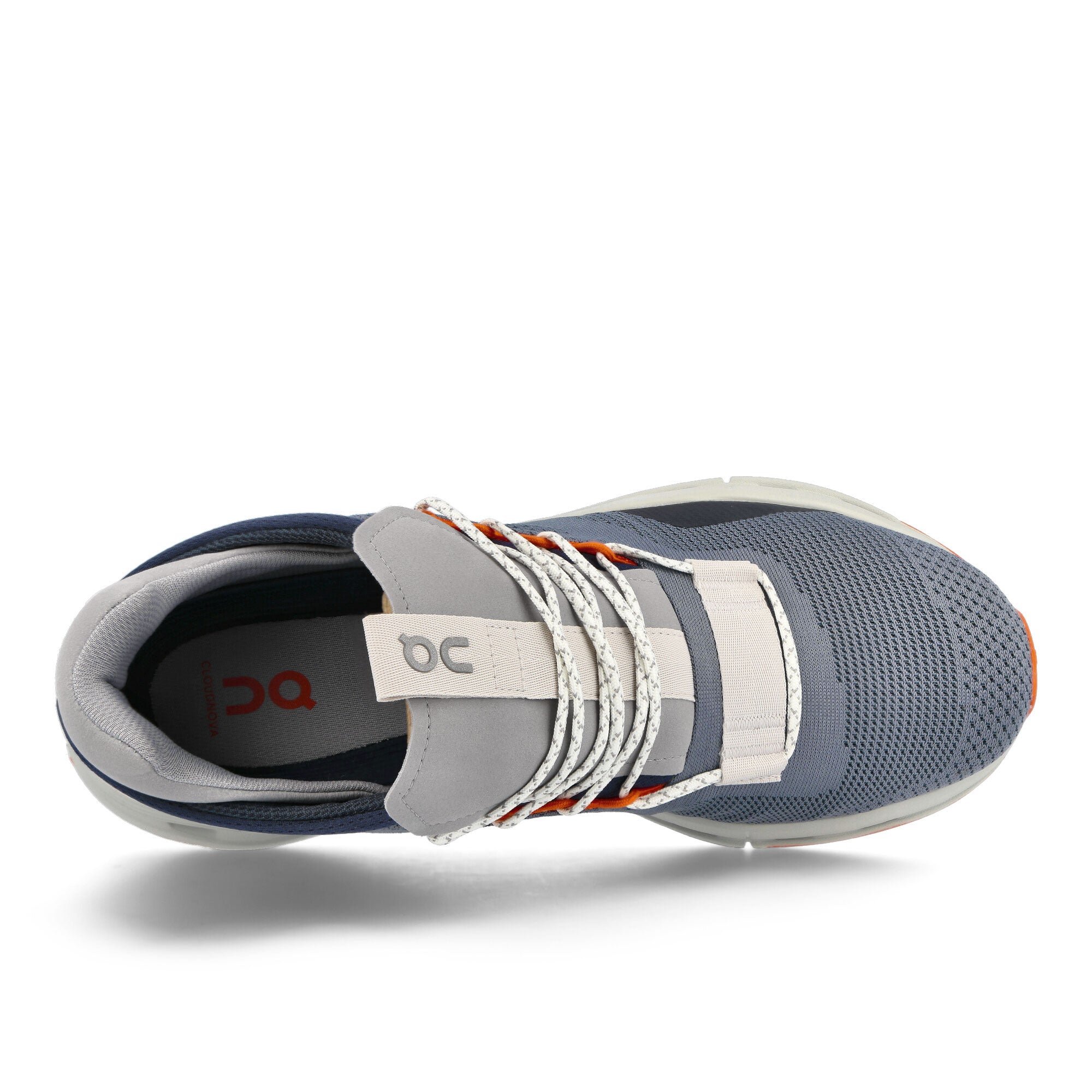 On Cloudnova Metal / Mineral Low Top Sneakers Detail View 1 | Overkill