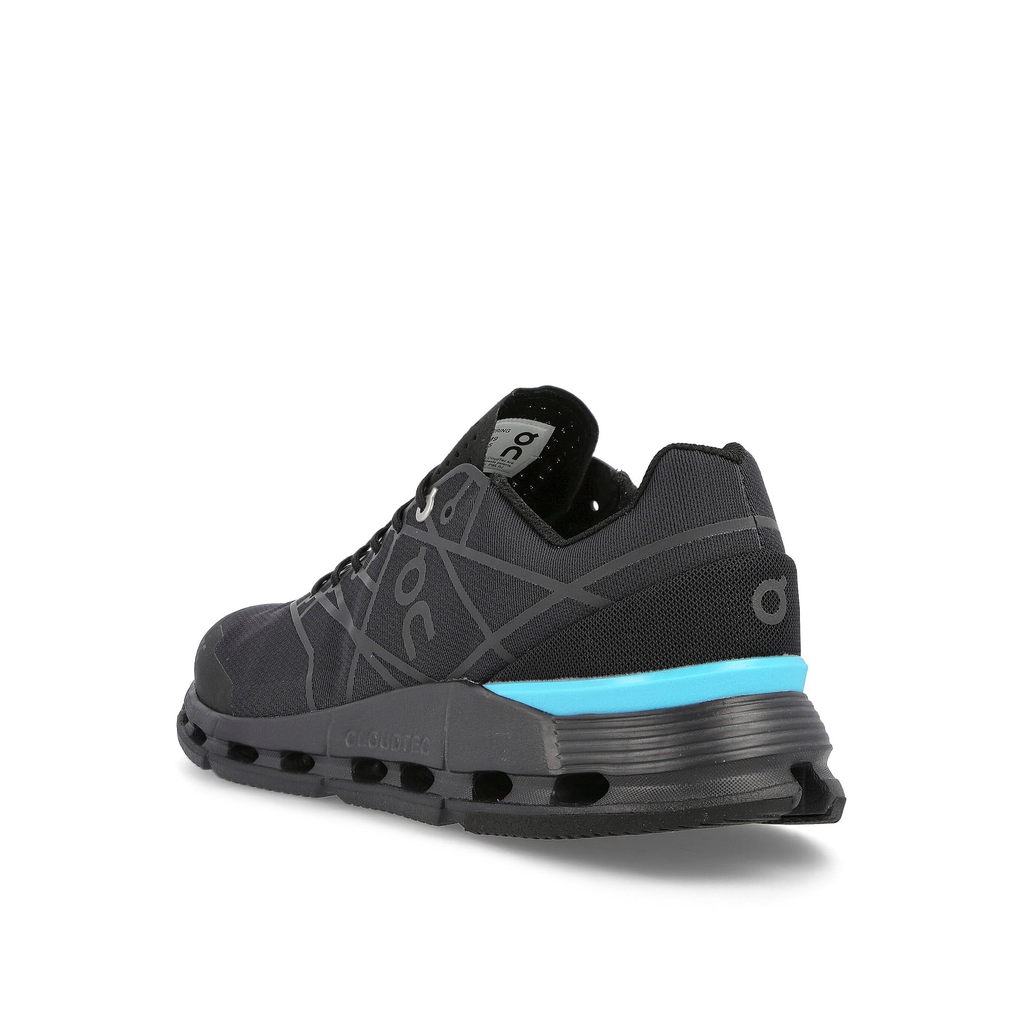 On cloudnova z5 Black / Cyan Low Top Sneakers Material | Overkill