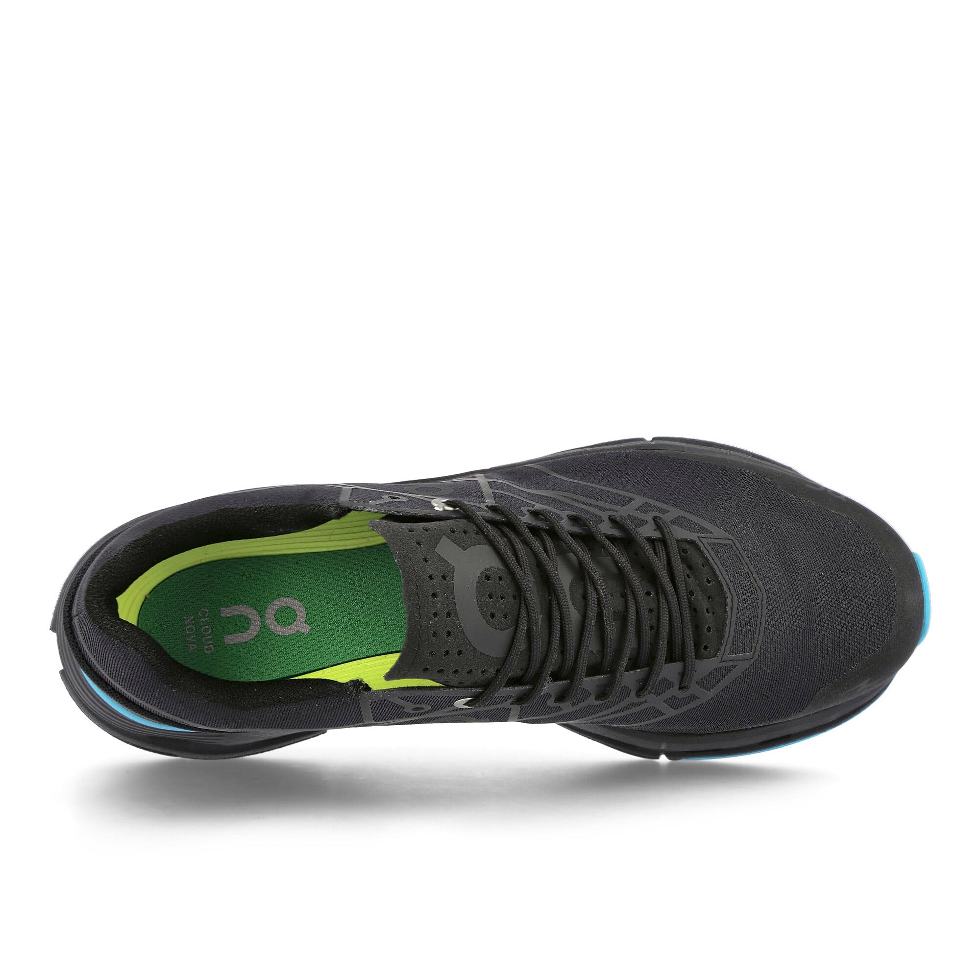 On cloudnova z5 Black / Cyan Low Top Sneakers Detail View 1 | Overkill