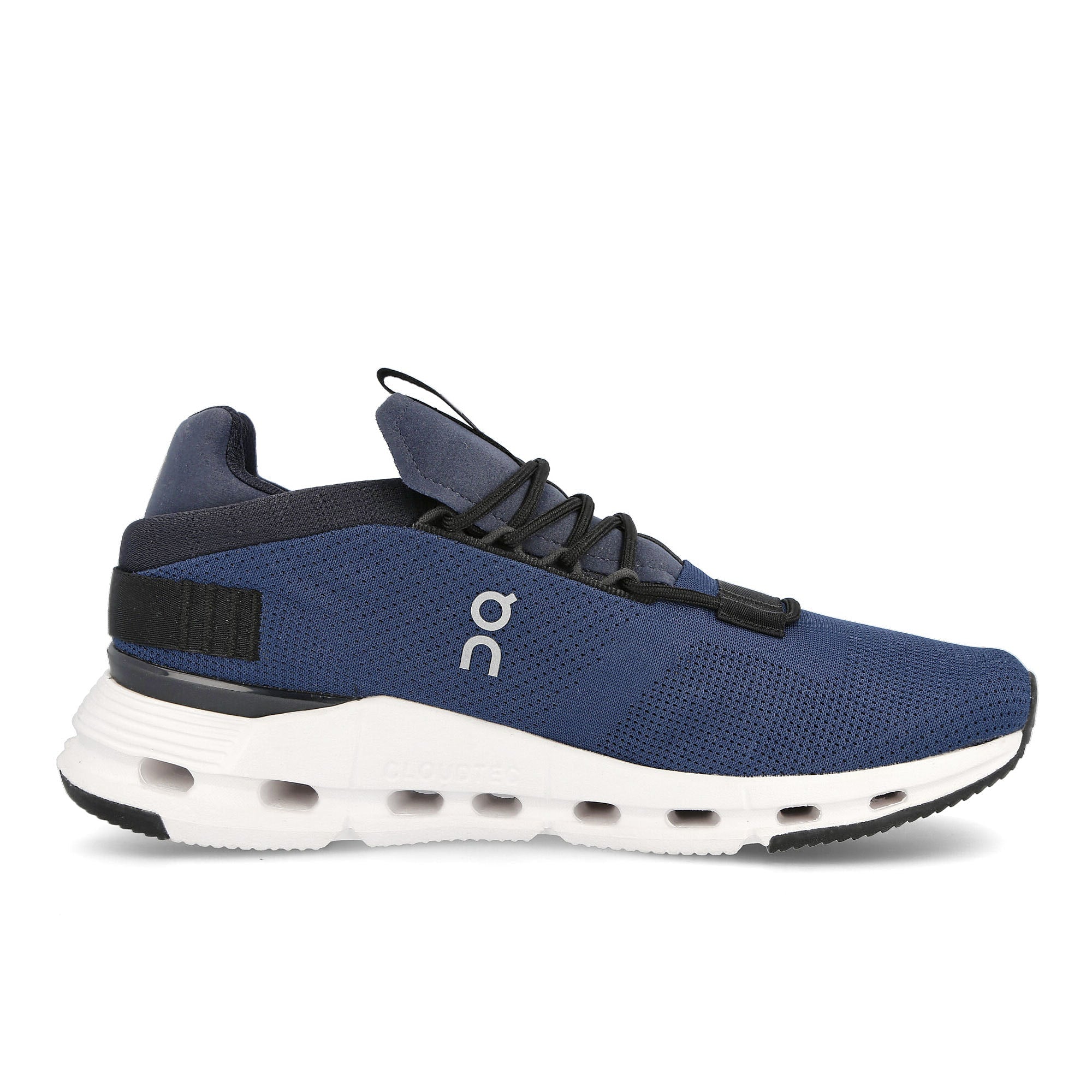 On cloudnova Navy-White Low Top Sneakers Silhouette | Overkill