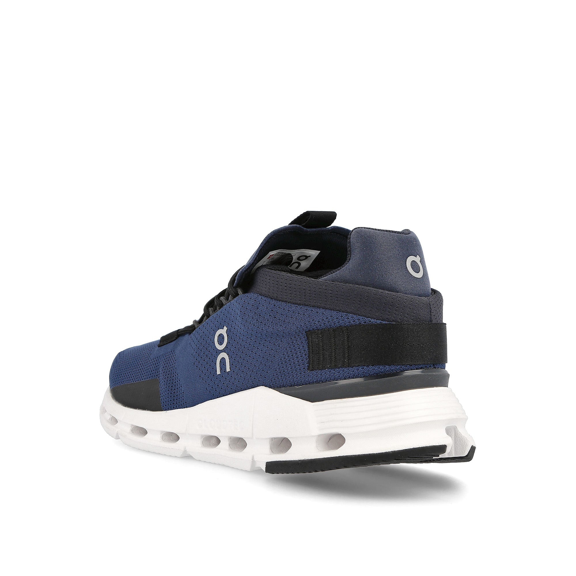 On cloudnova Navy-White Low Top Sneakers Material | Overkill