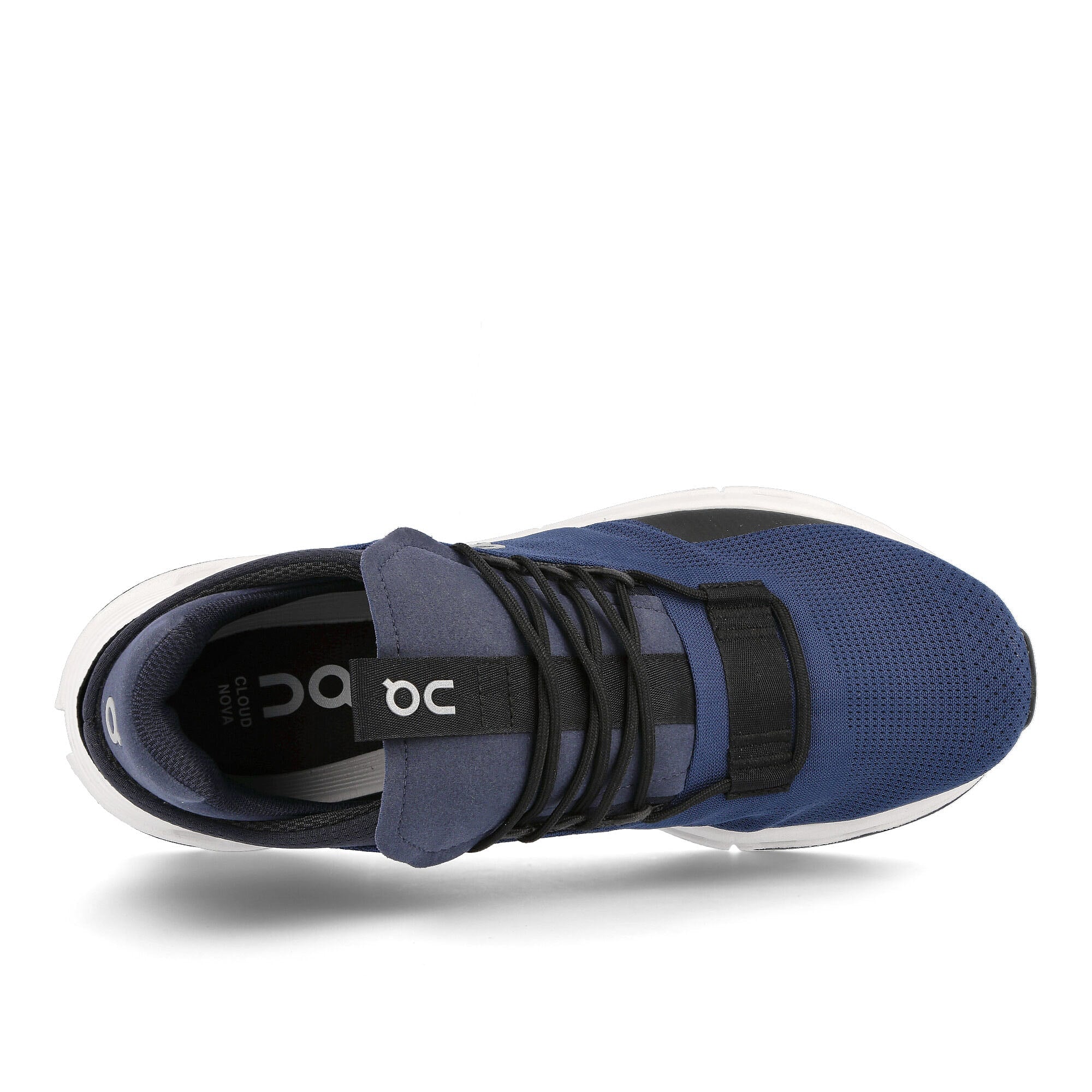 On cloudnova Navy-White Low Top Sneakers Detail View 1 | Overkill