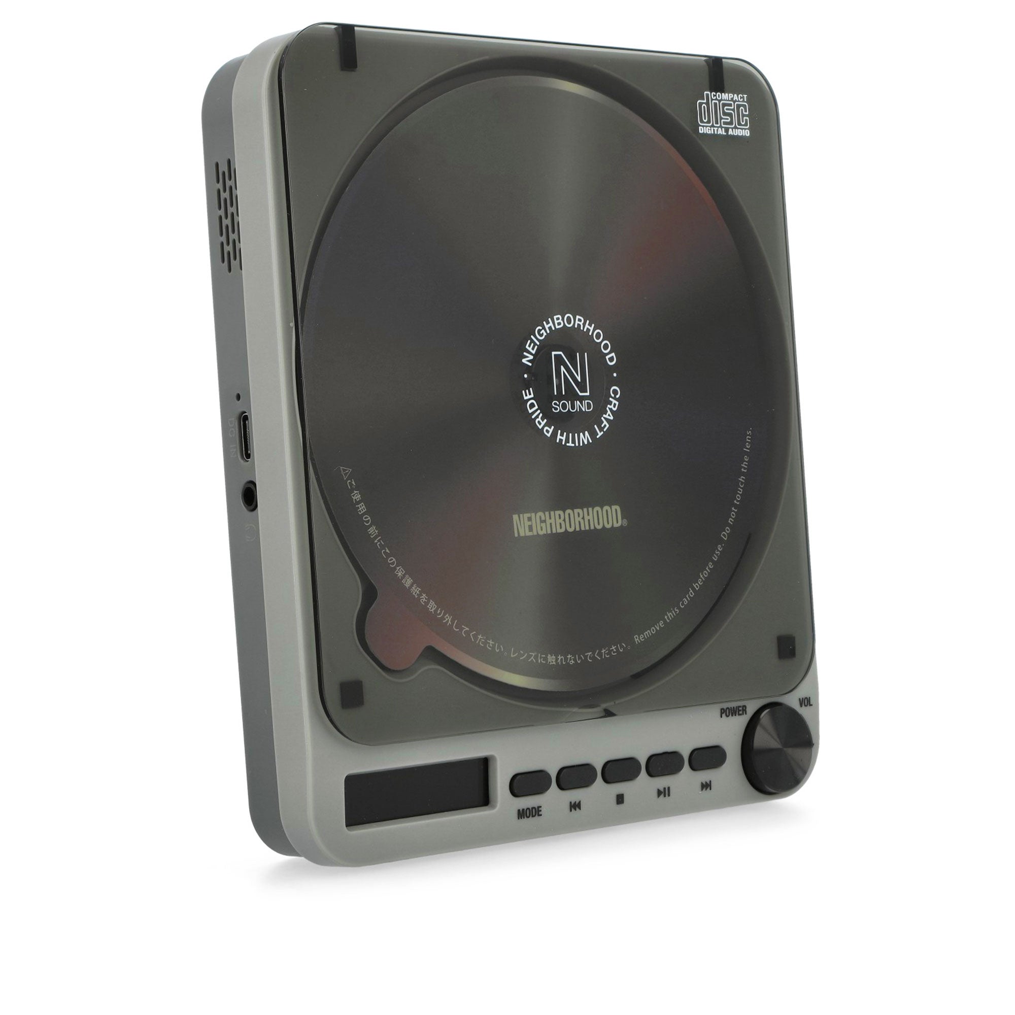 Neighborhood Portable CD Player Gray Other Home Accessories 26176NH-AC01 / Gray Detail View 3 | Overkill