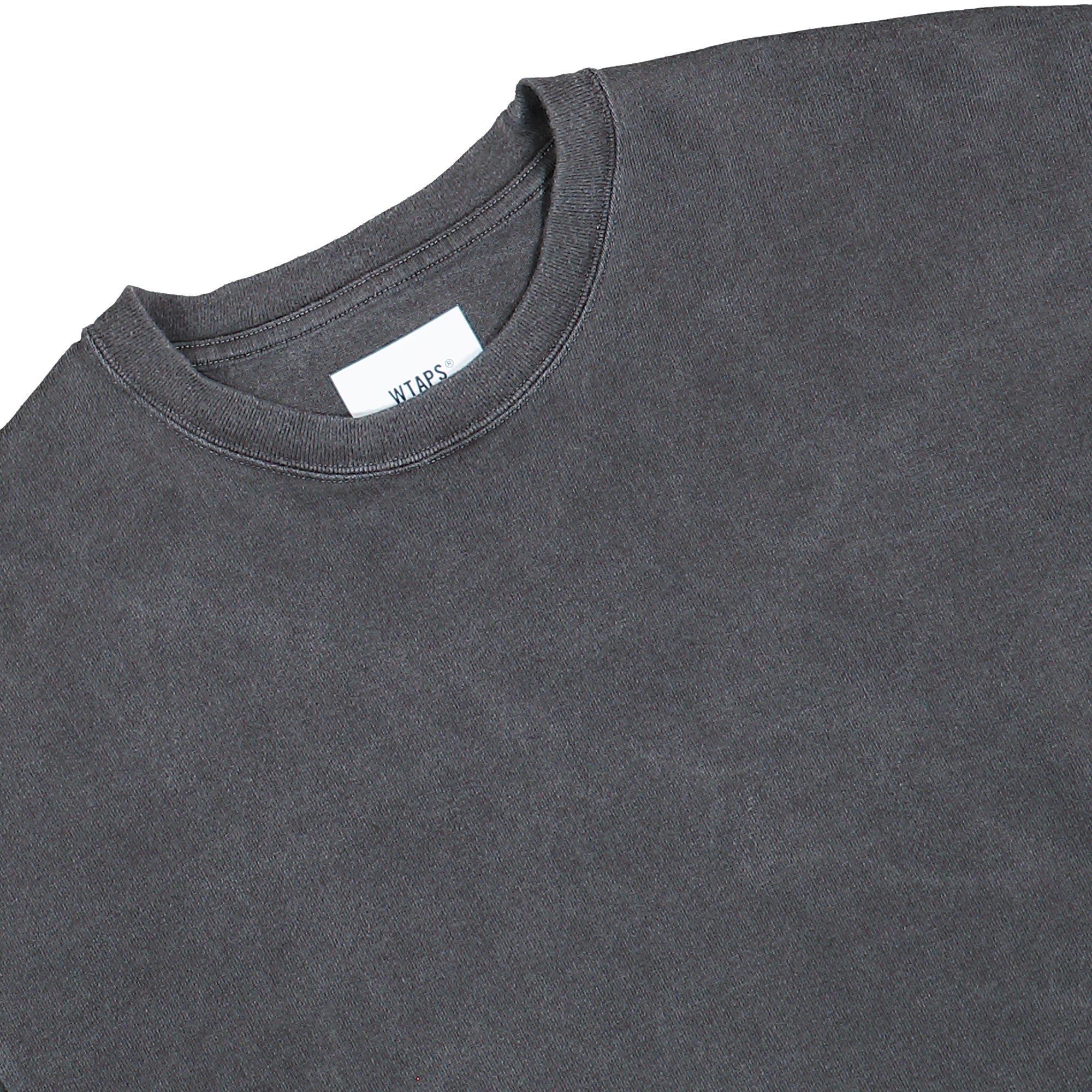 WTAPS Sign-OD / LS / Cotton Black Sweatshirts 261ATDT-CSM08 Detailfoto | Overkill