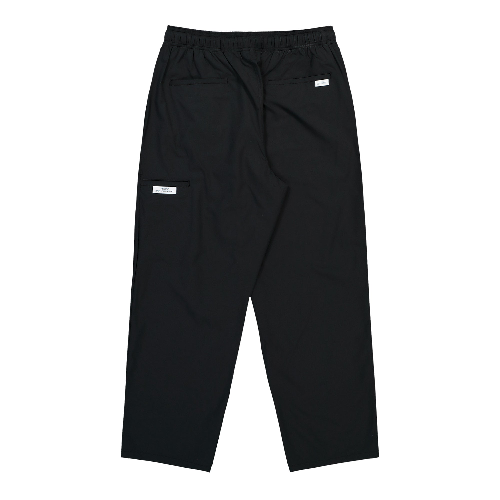 WTAPS SDDT2001 / Trousers / Poly. Ripstop Black Casual Pants 261CWDT-PTM04 Close-up | Overkill